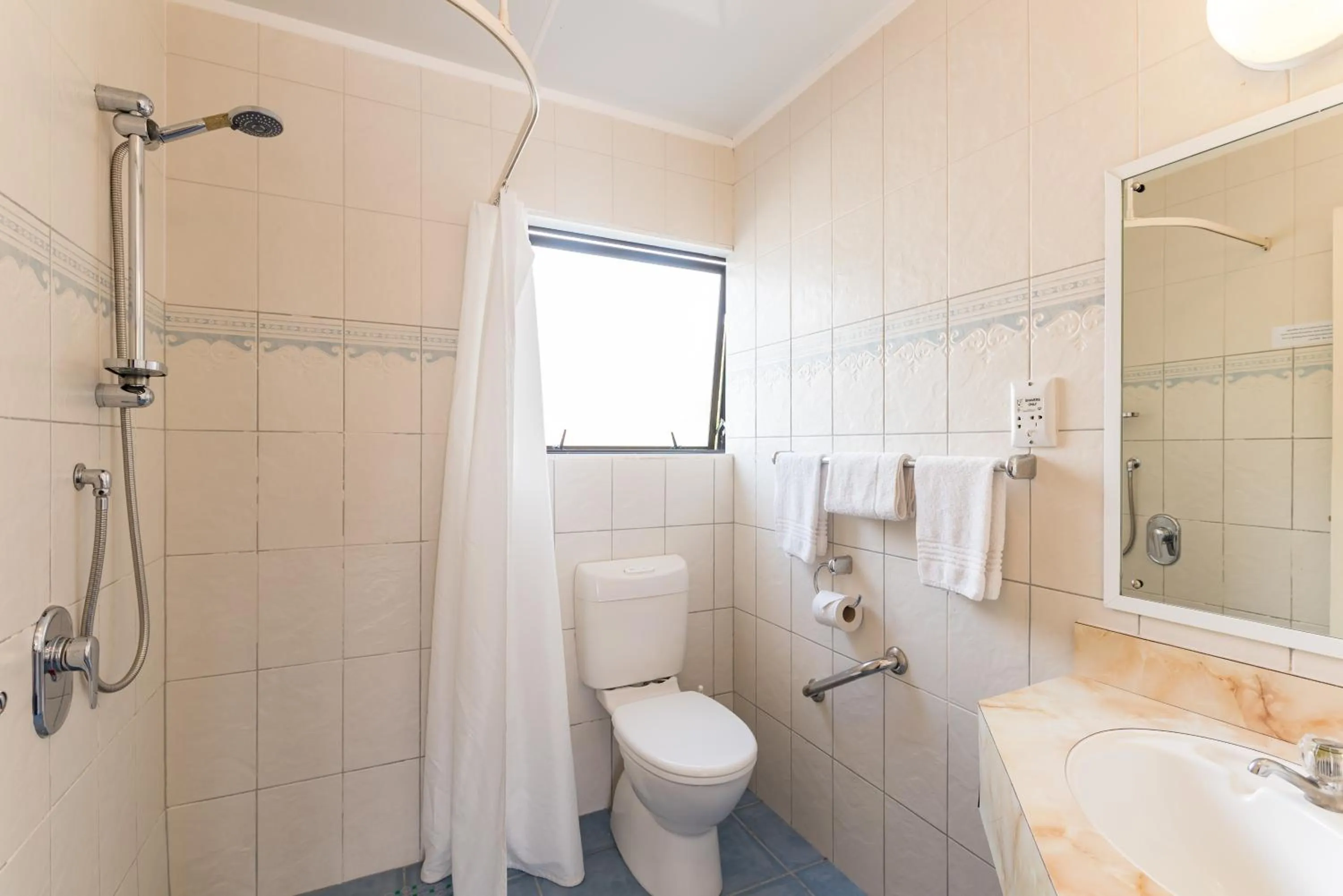 Shower in Dolphin Motel