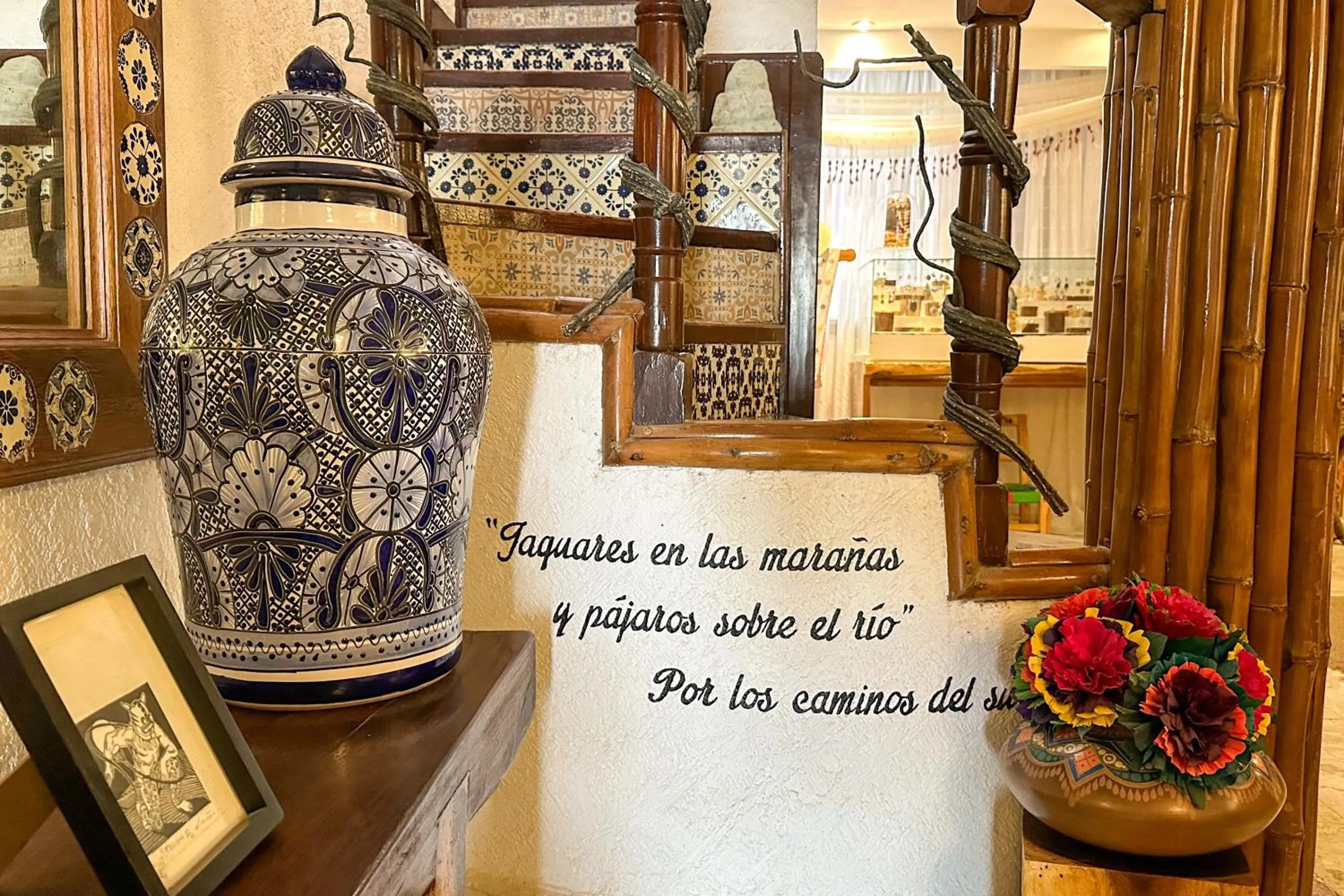 Decorative detail in Casa Jaguar Hotel & Boutique