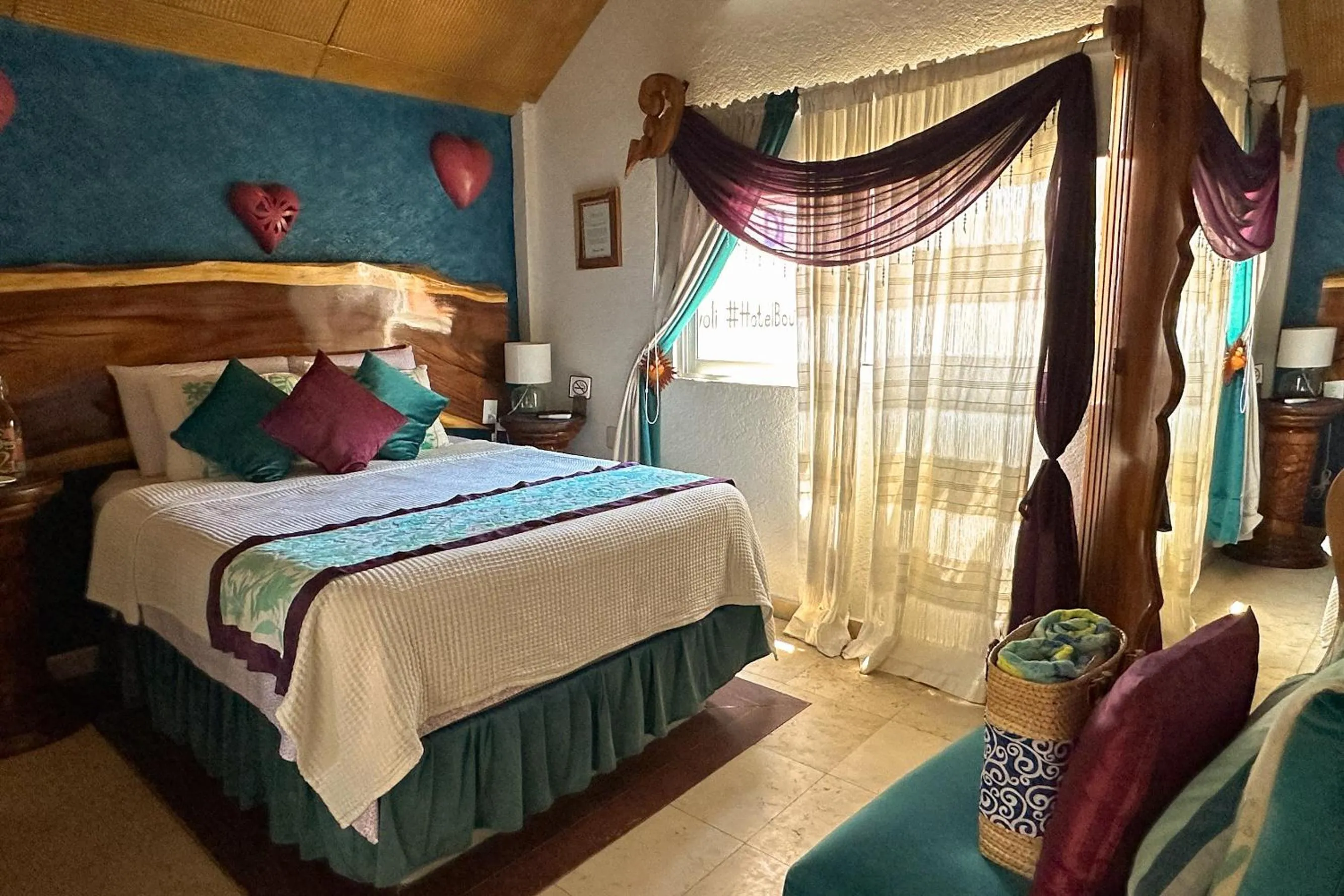 Bed in Casa Jaguar Hotel & Boutique