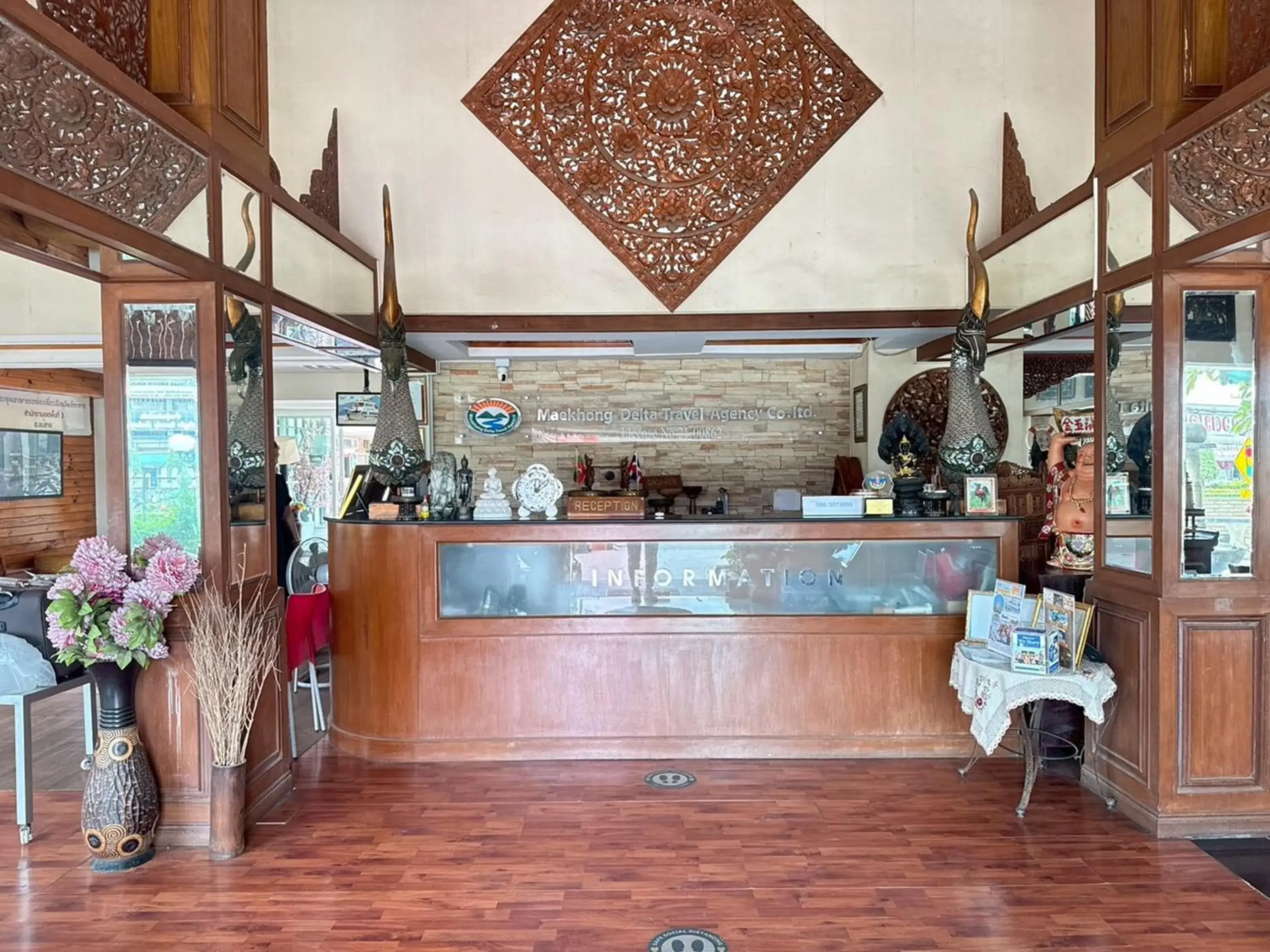 Lobby or reception in Maekhong Delta Boutique Hotel Lobby or reception in Maekhong Delta Boutique Hotel