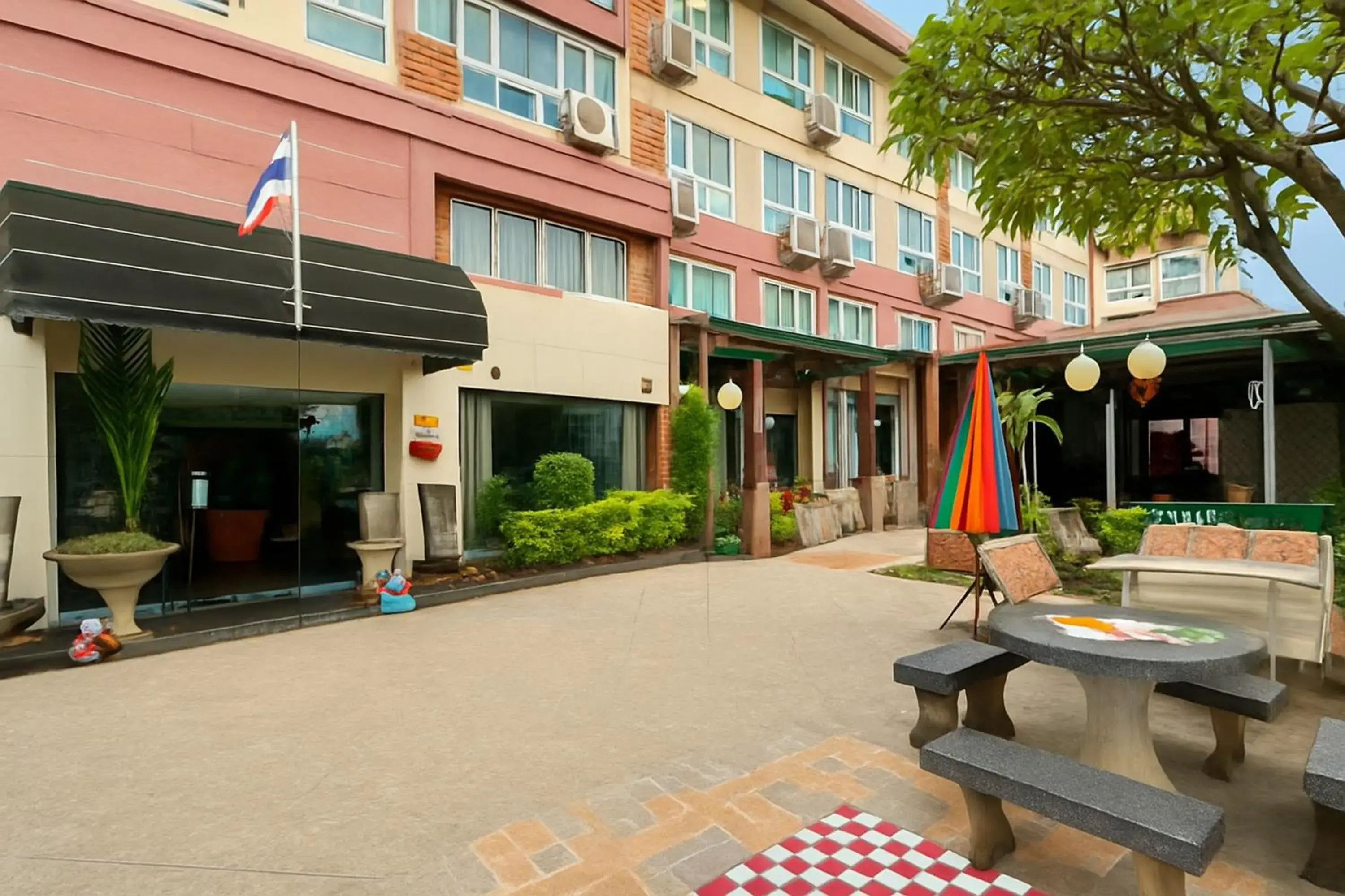 Property building in Maekhong Delta Boutique Hotel Property building in Maekhong Delta Boutique Hotel
