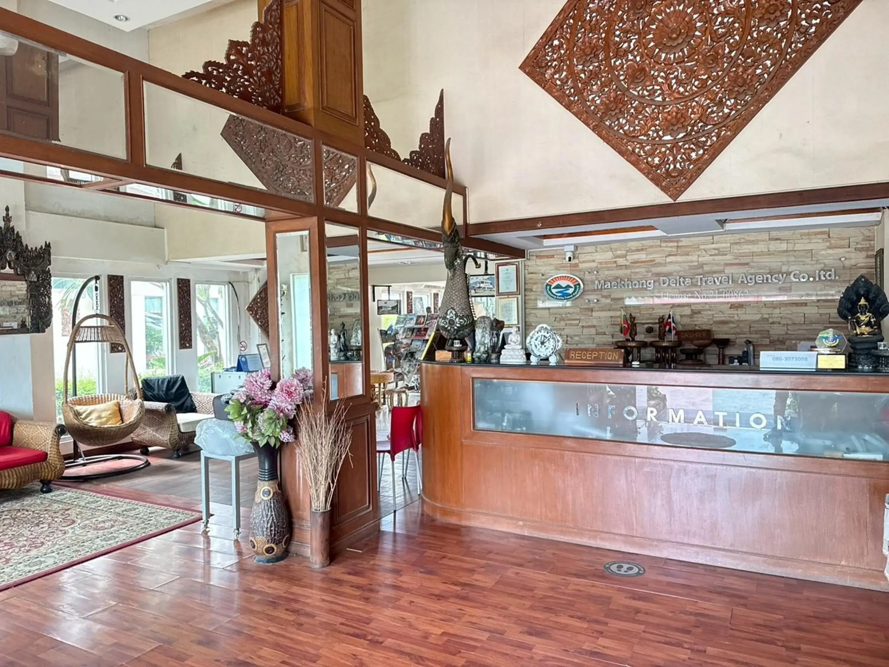 Lobby or reception in Maekhong Delta Boutique Hotel Lobby or reception in Maekhong Delta Boutique Hotel