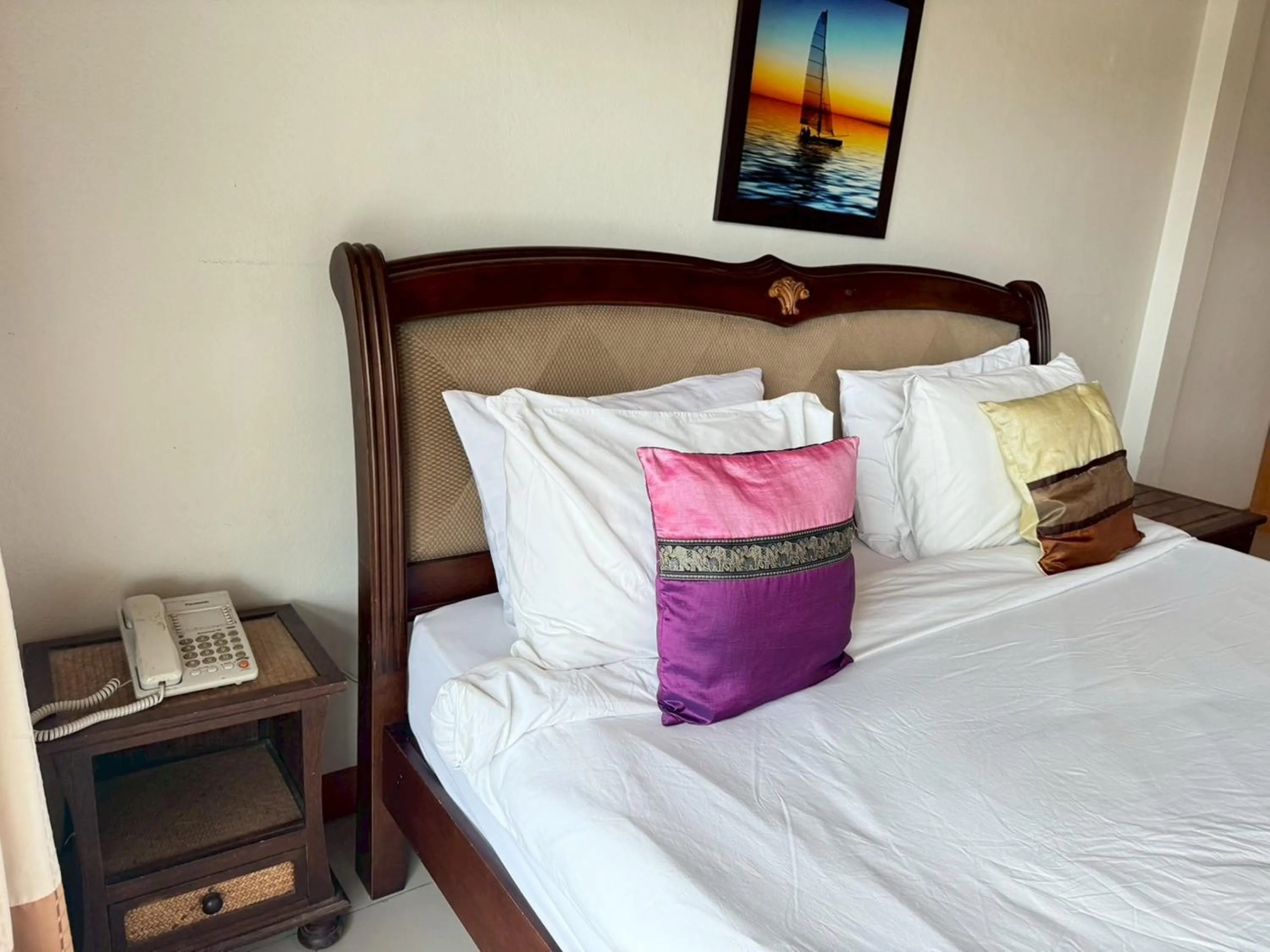 Bed in Maekhong Delta Boutique Hotel