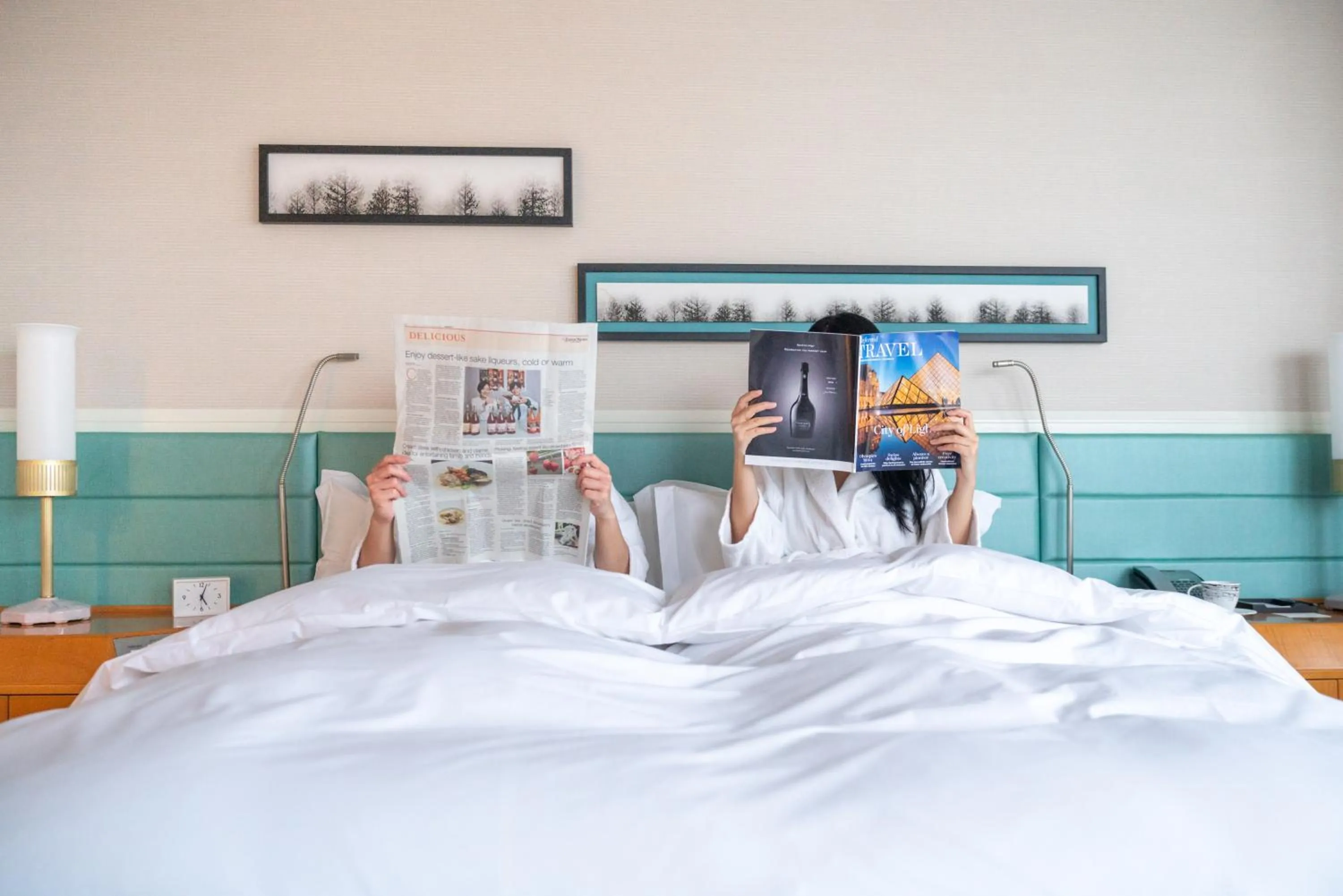 Bed in The Prince Park Tower Tokyo - Preferred Hotels & Resorts, LVX Collection