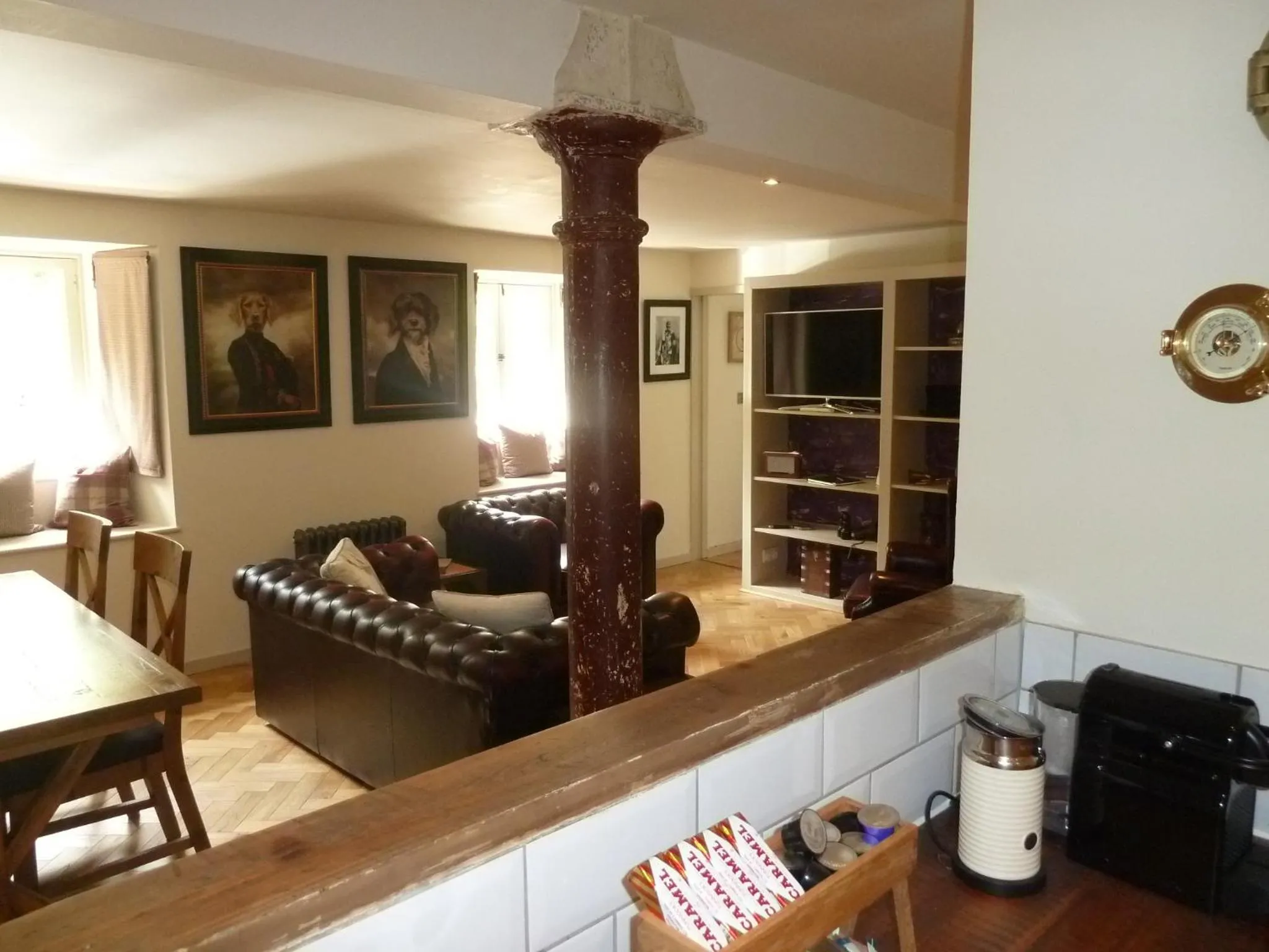 Kitchen or kitchenette in Old town Brewery Apartment