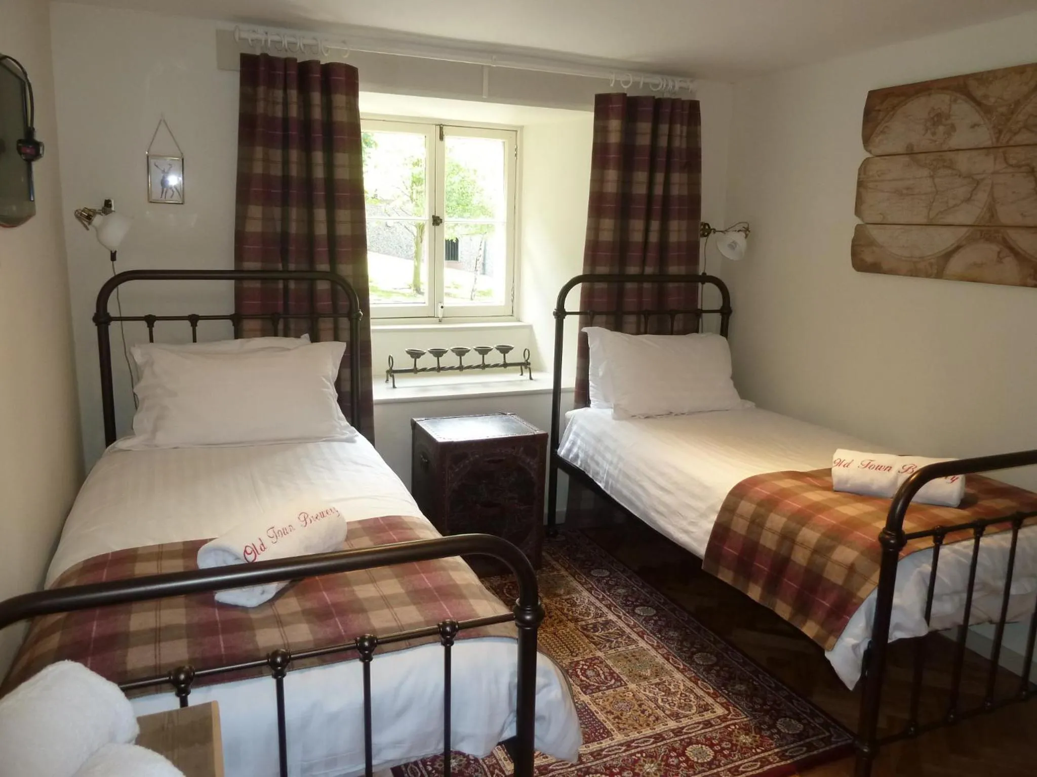 Bedroom, Bed in Old town Brewery Apartment