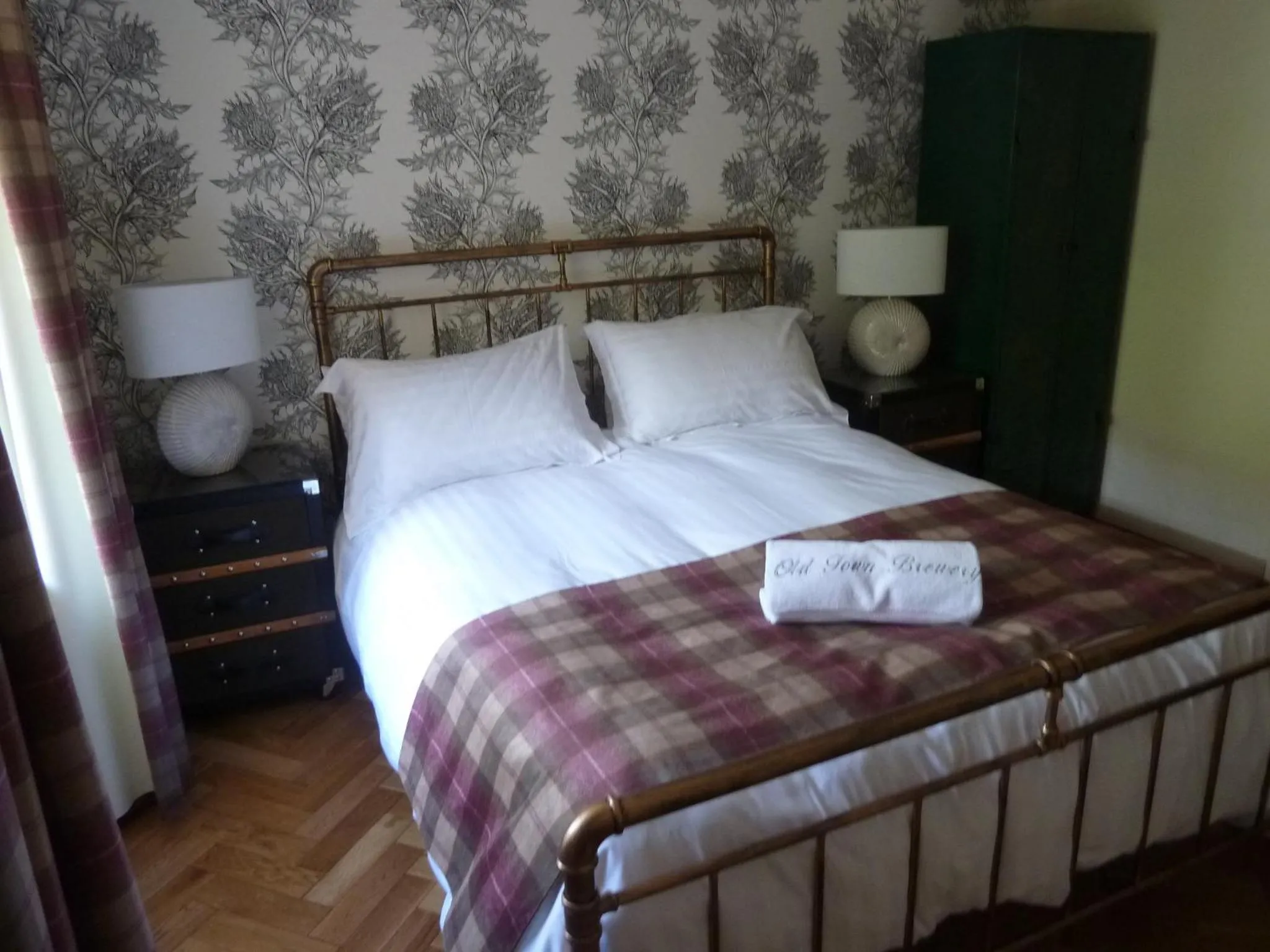 Bedroom, Bed in Old town Brewery Apartment