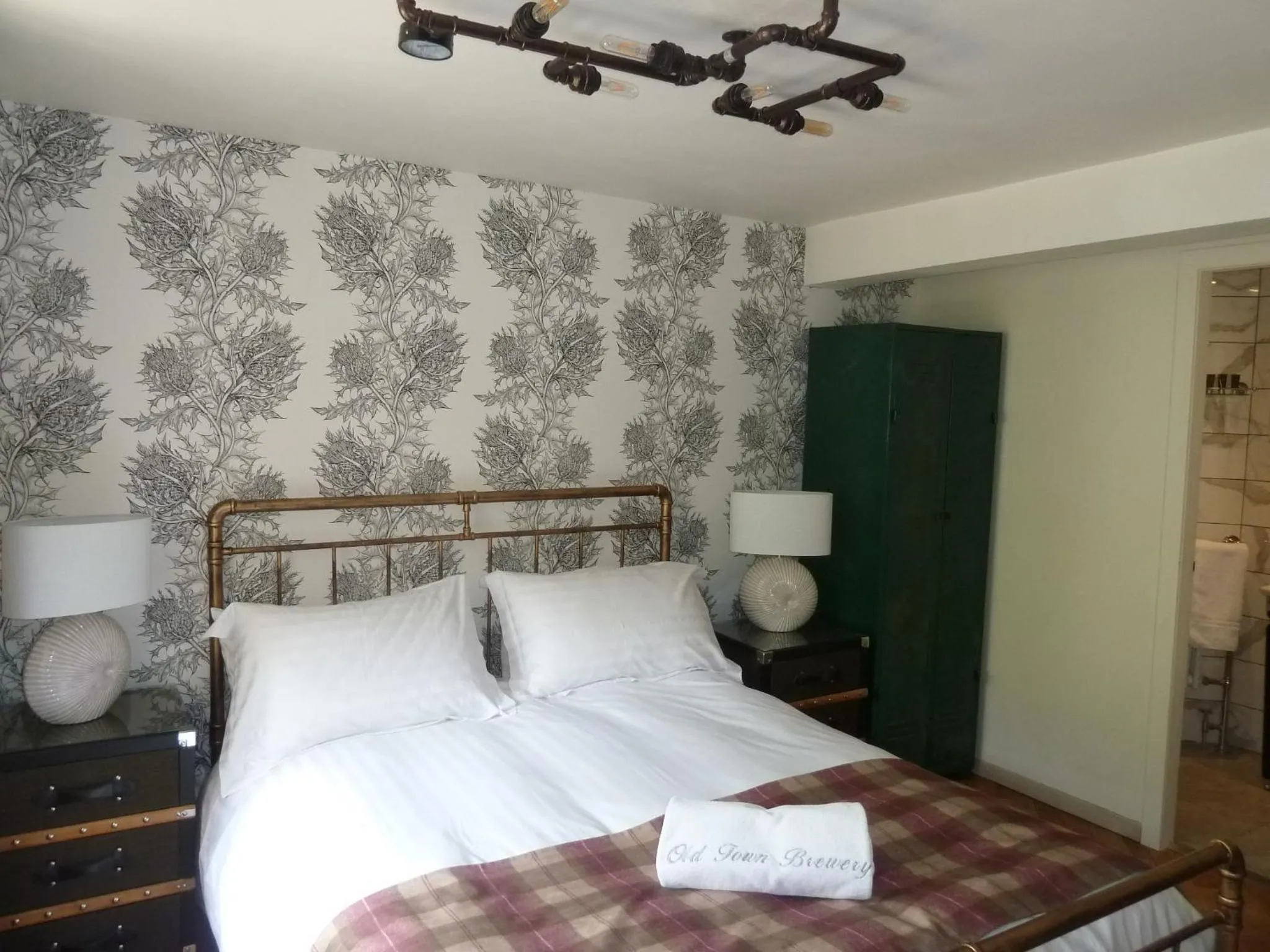 Bedroom, Bed in Old town Brewery Apartment