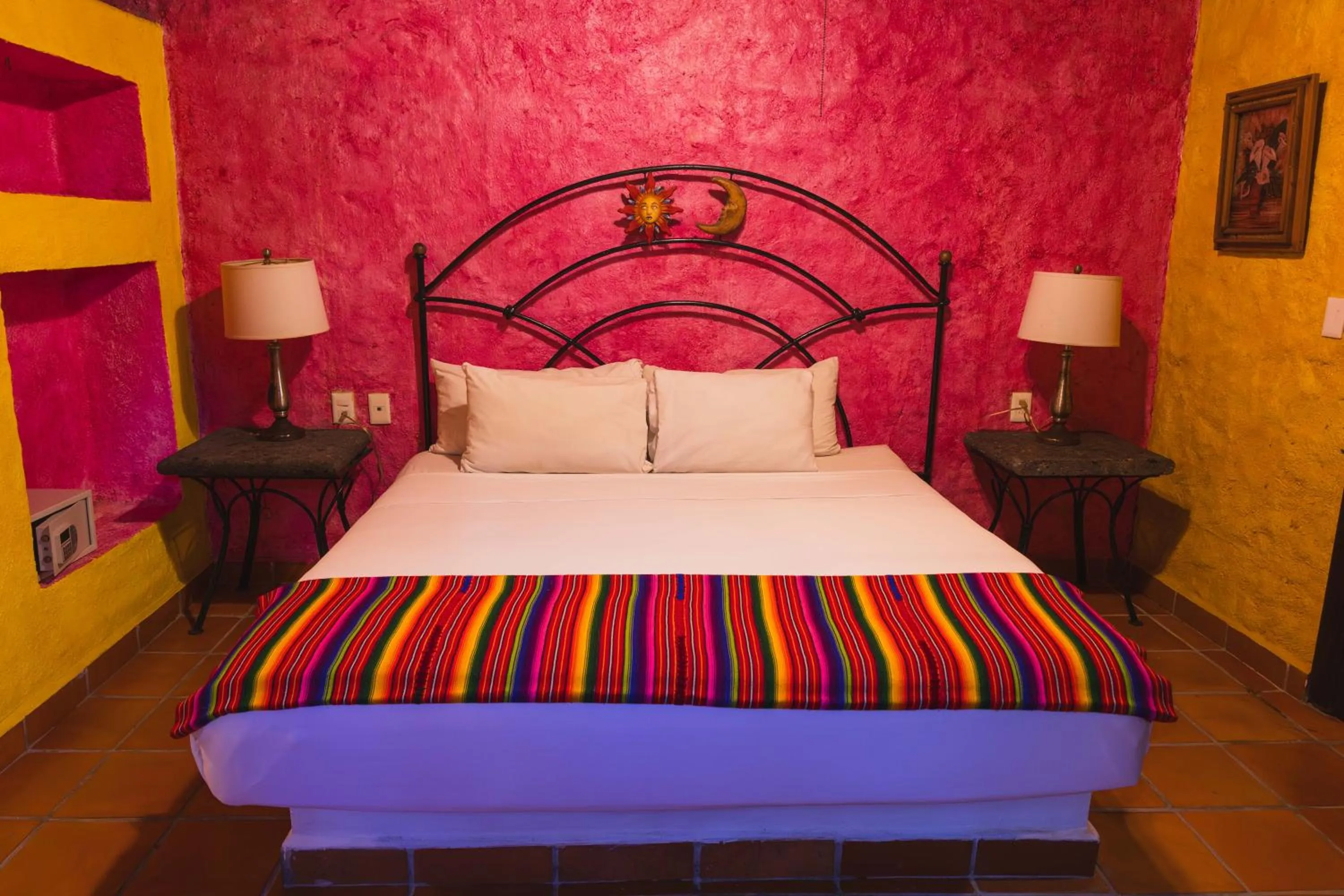Bed in Hacienda Maria Bonita Hotel