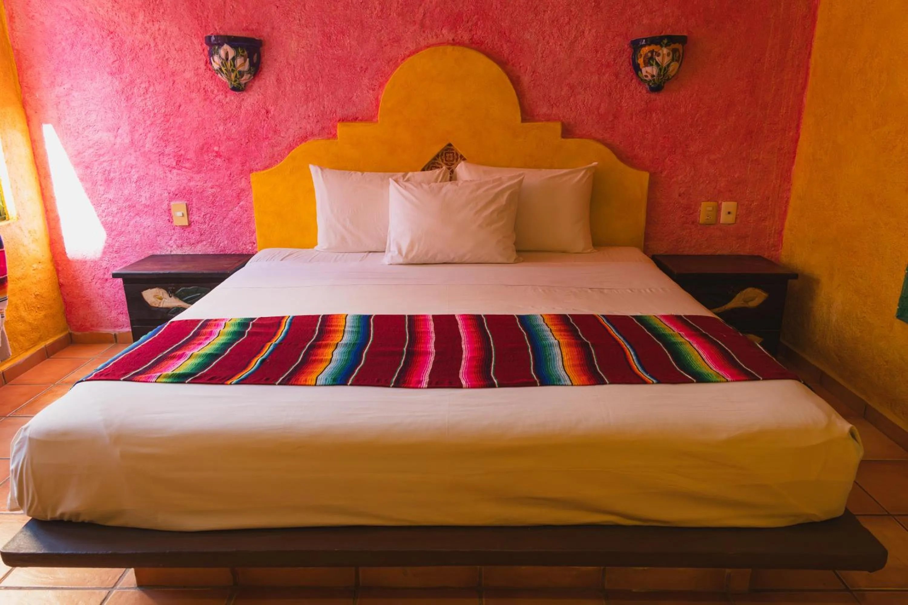 Bed in Hacienda Maria Bonita Hotel