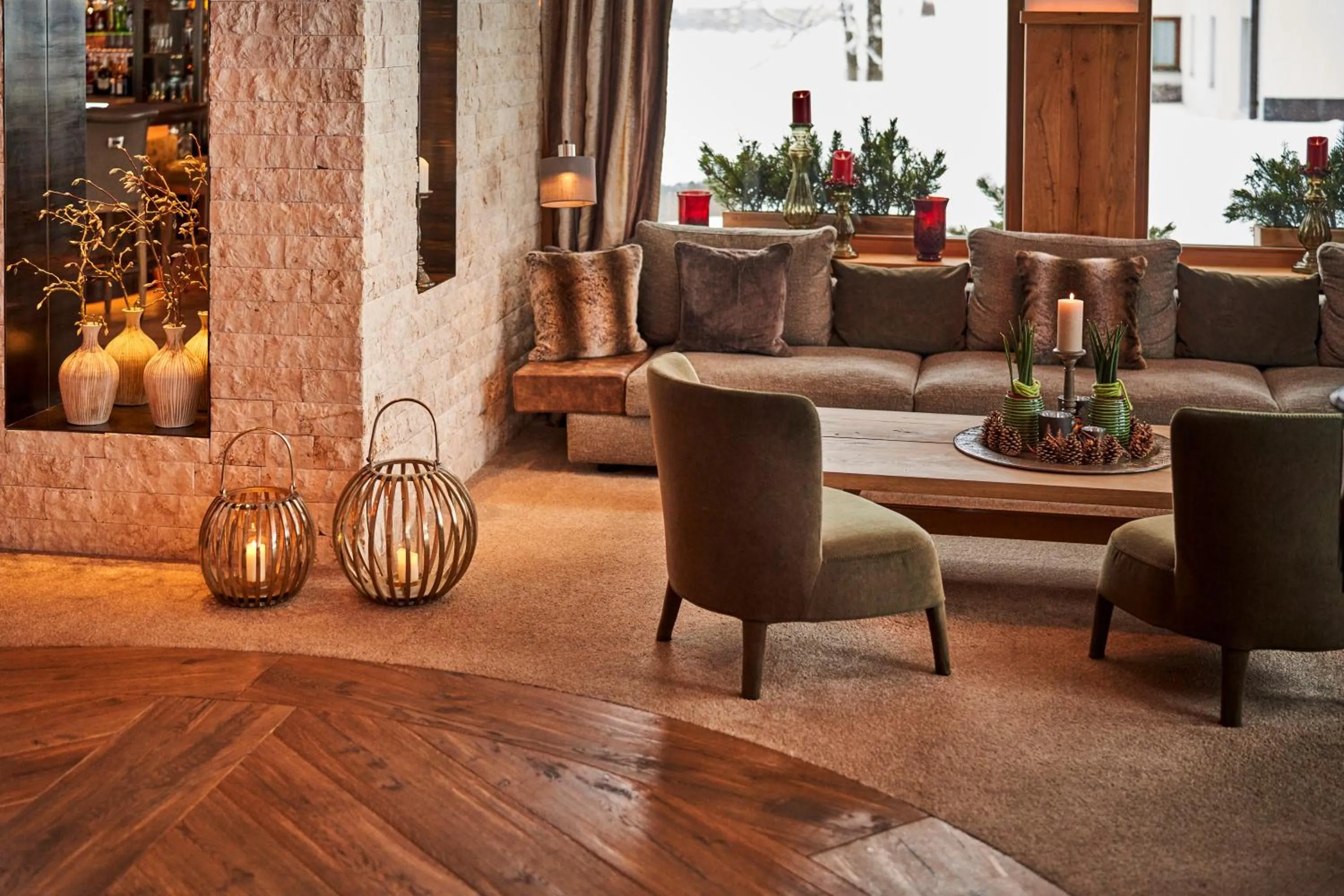 Lobby or reception in Hotel Auriga