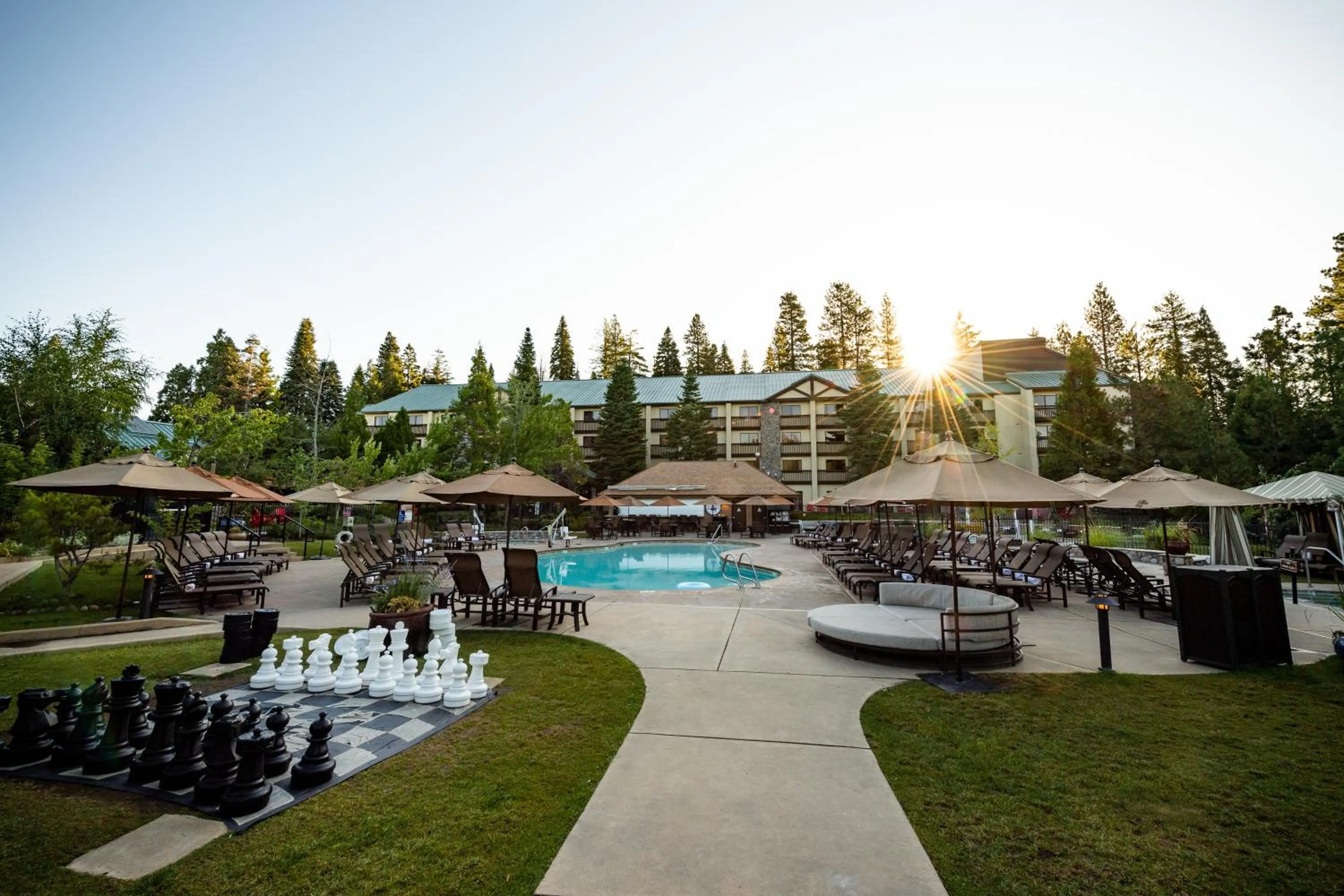Swimming pool in Tenaya at Yosemite