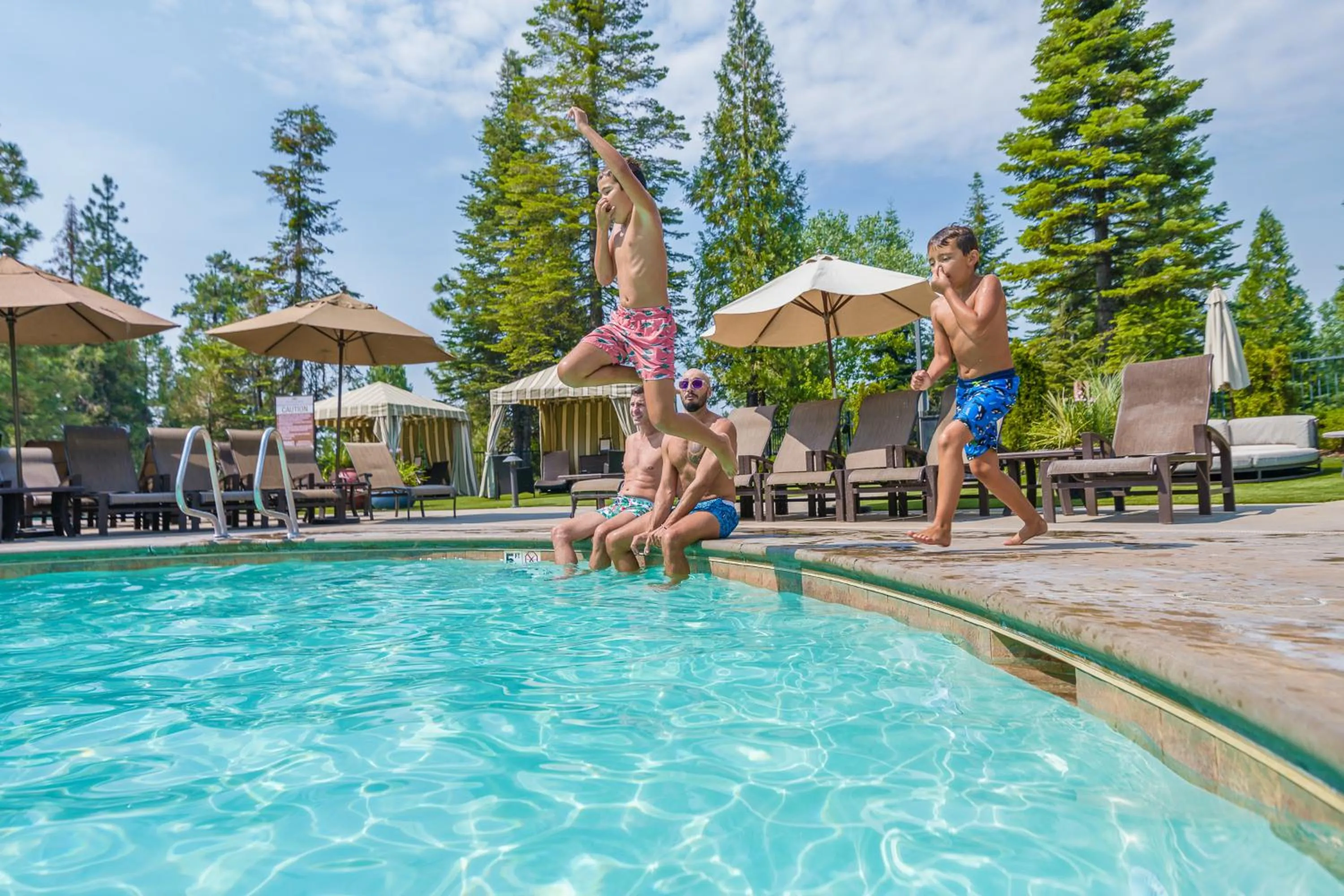 Swimming pool in Tenaya at Yosemite