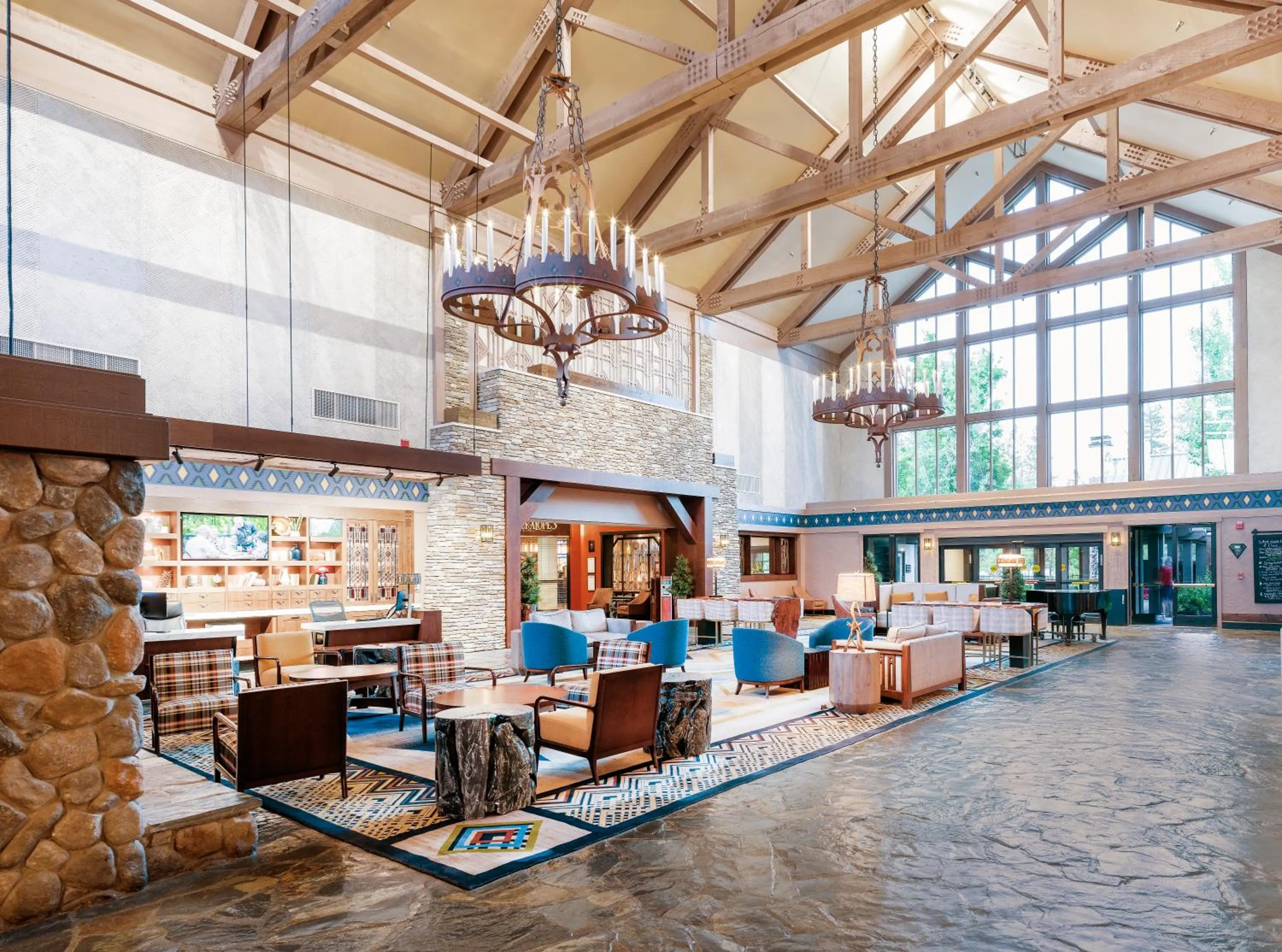 Lobby or reception in Tenaya at Yosemite
