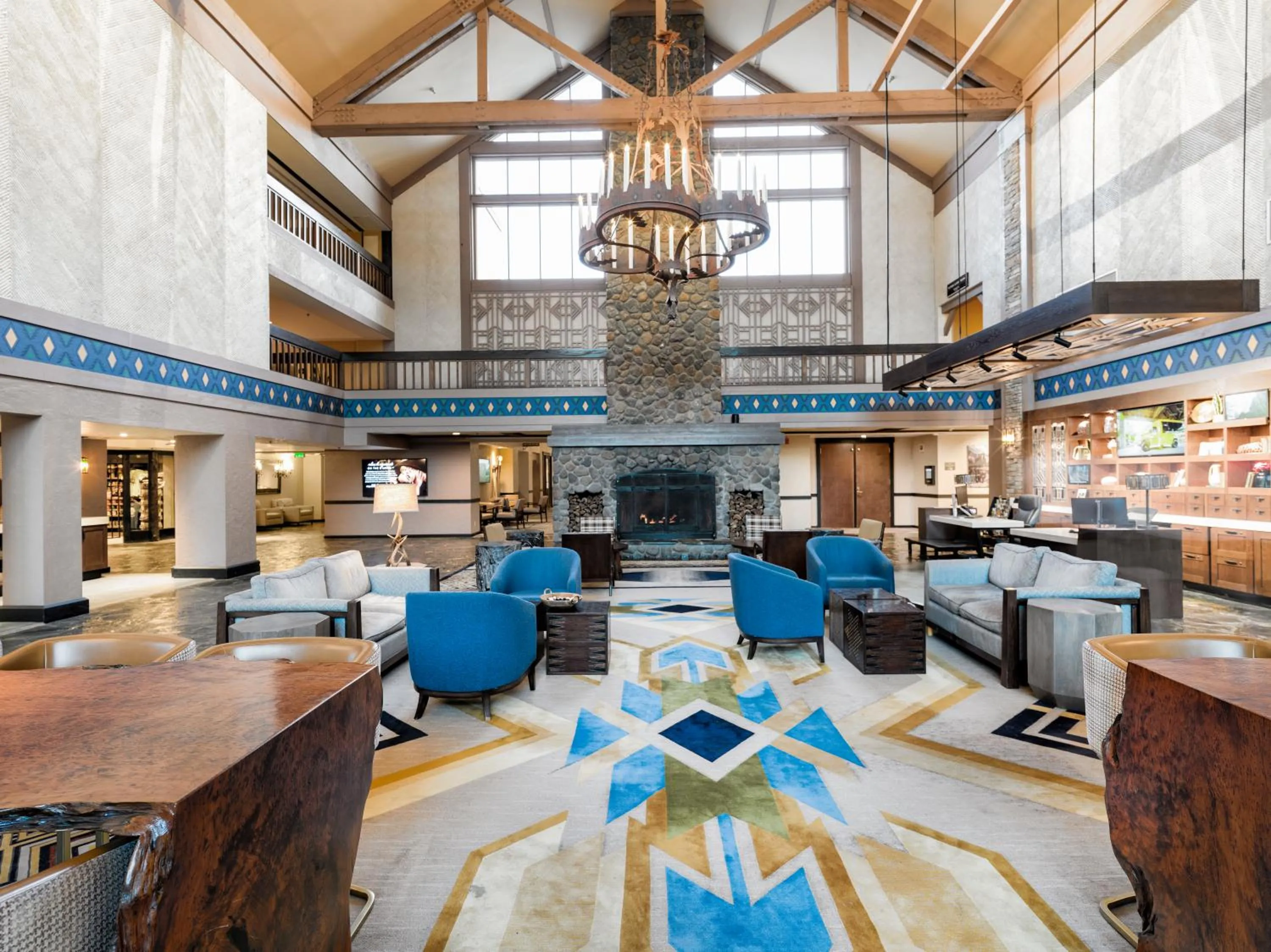 Lobby or reception in Tenaya at Yosemite