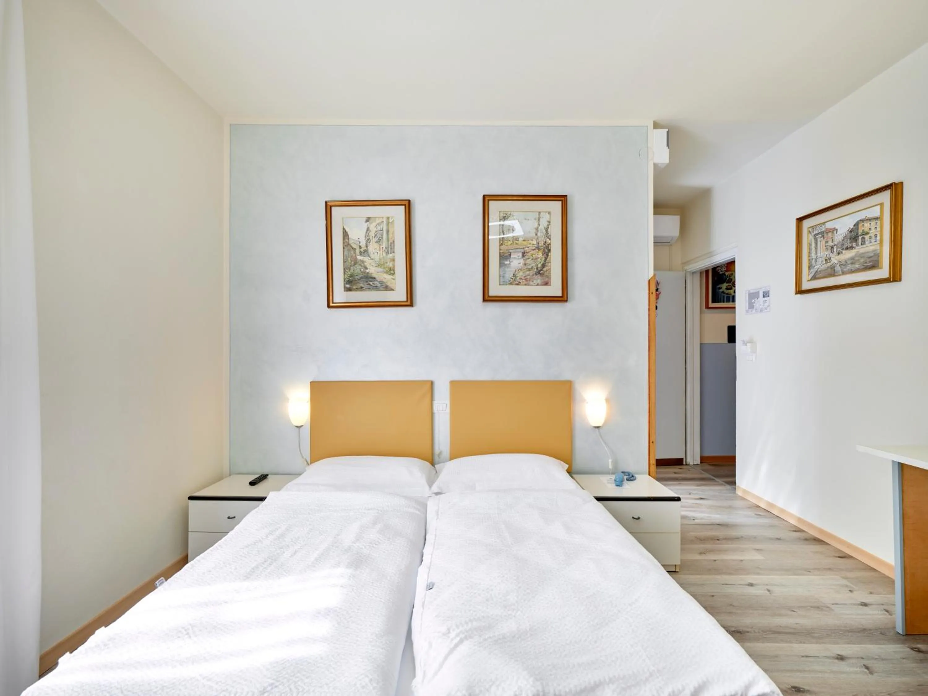 Bed in Hotel San Marco