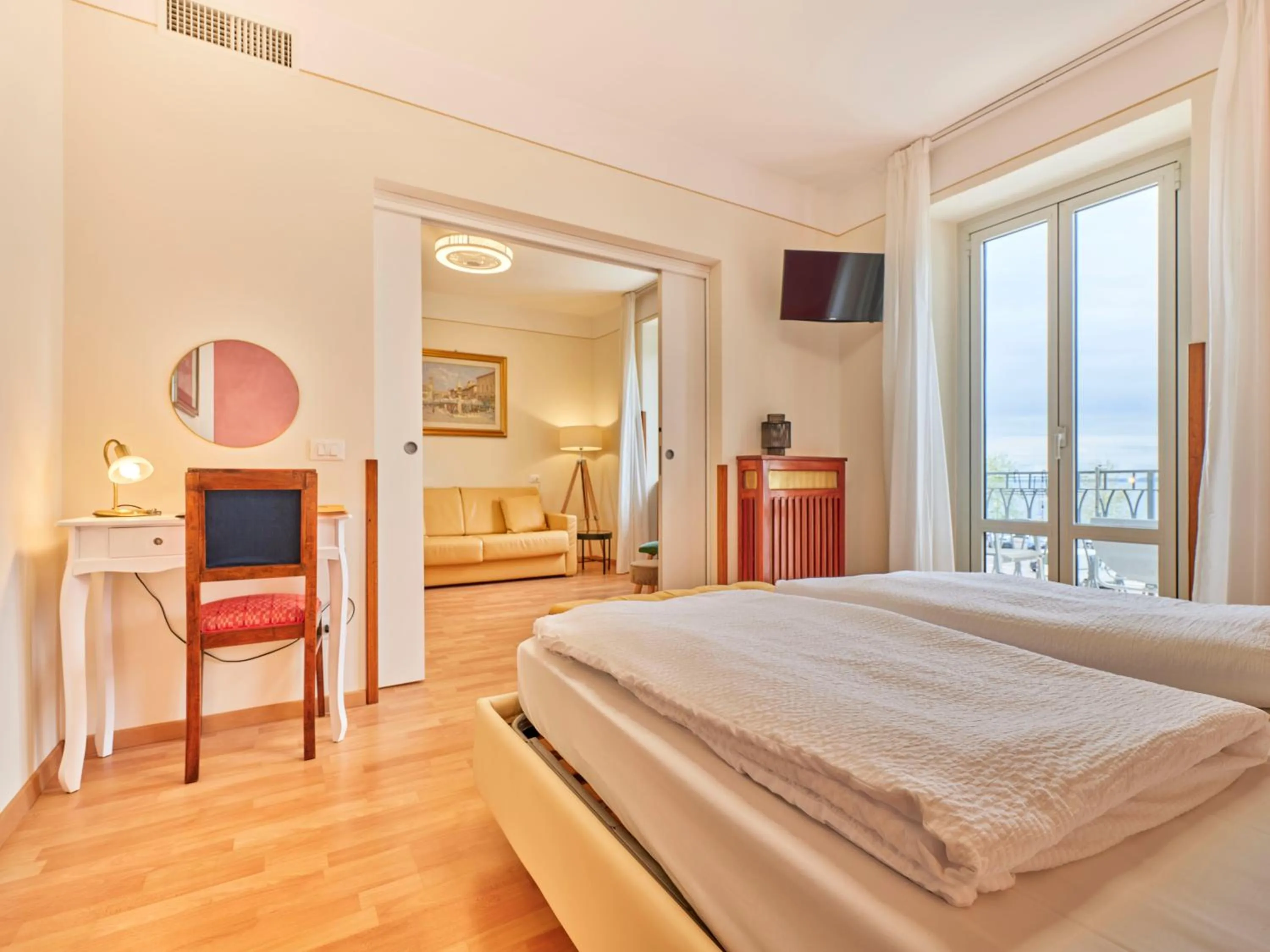 Bed in Hotel San Marco