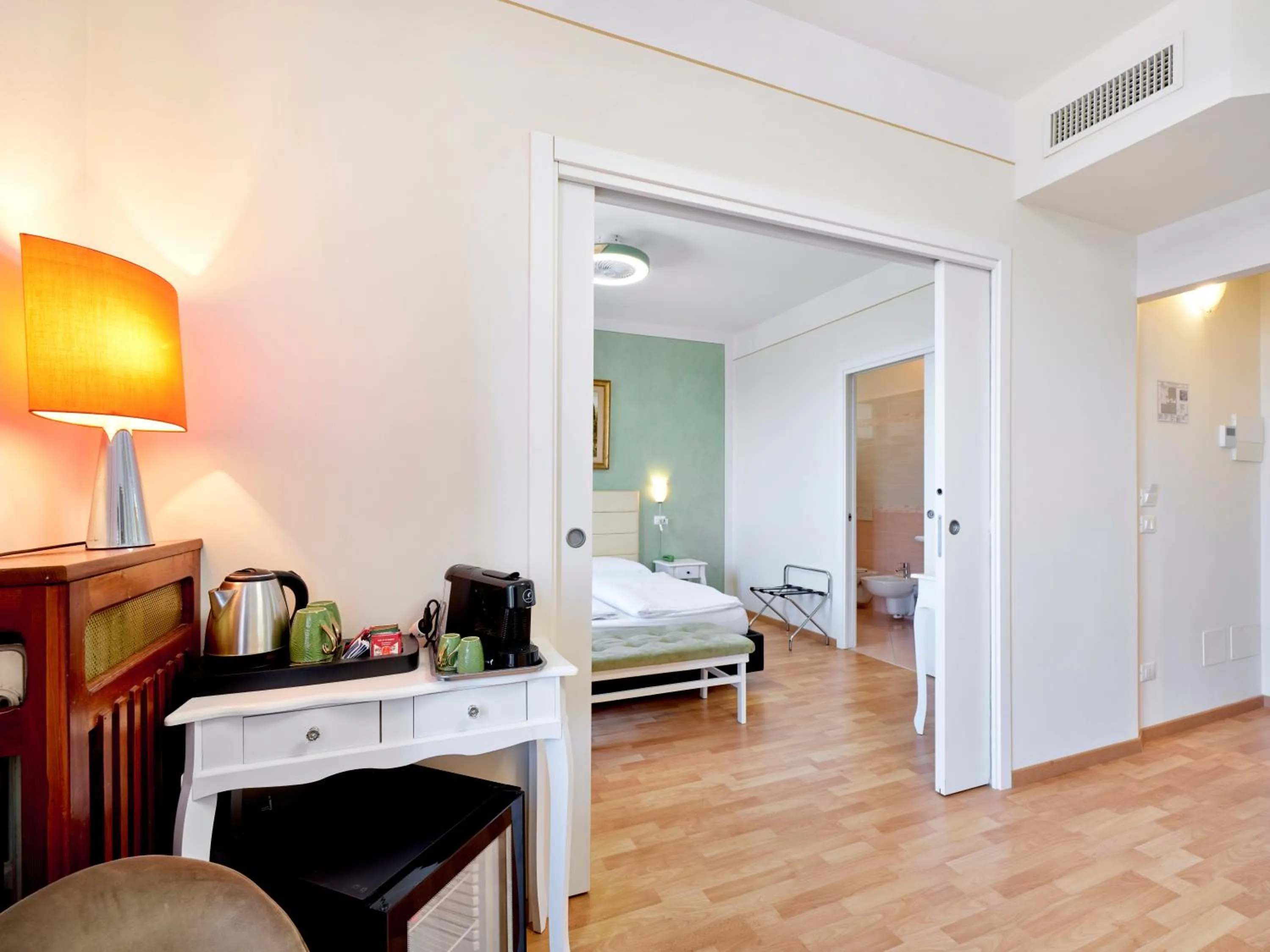 Bed in Hotel San Marco