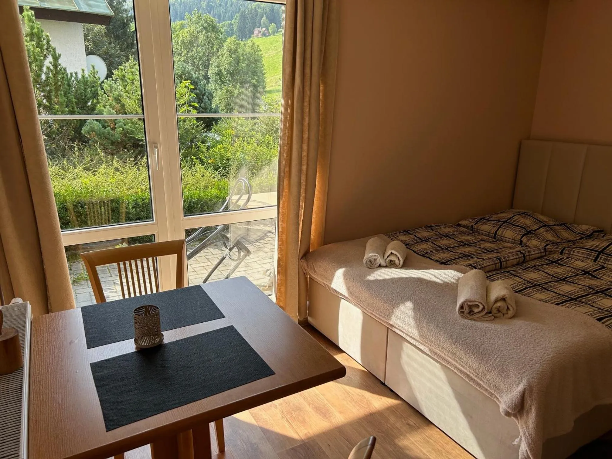 Bed in Apartmány Gryf Harrachov