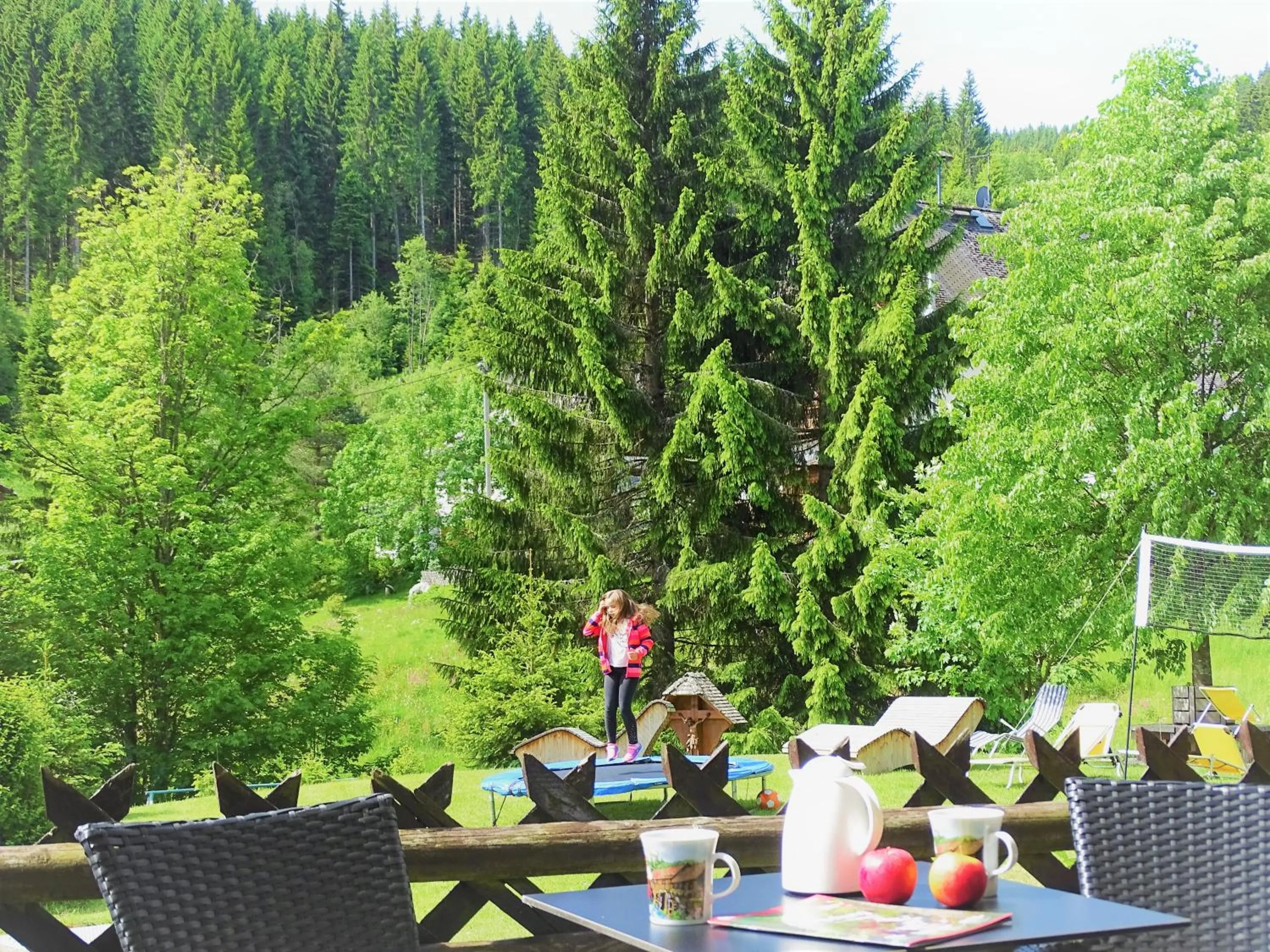 Patio in Schwarzwald-Hotel Kraeutle