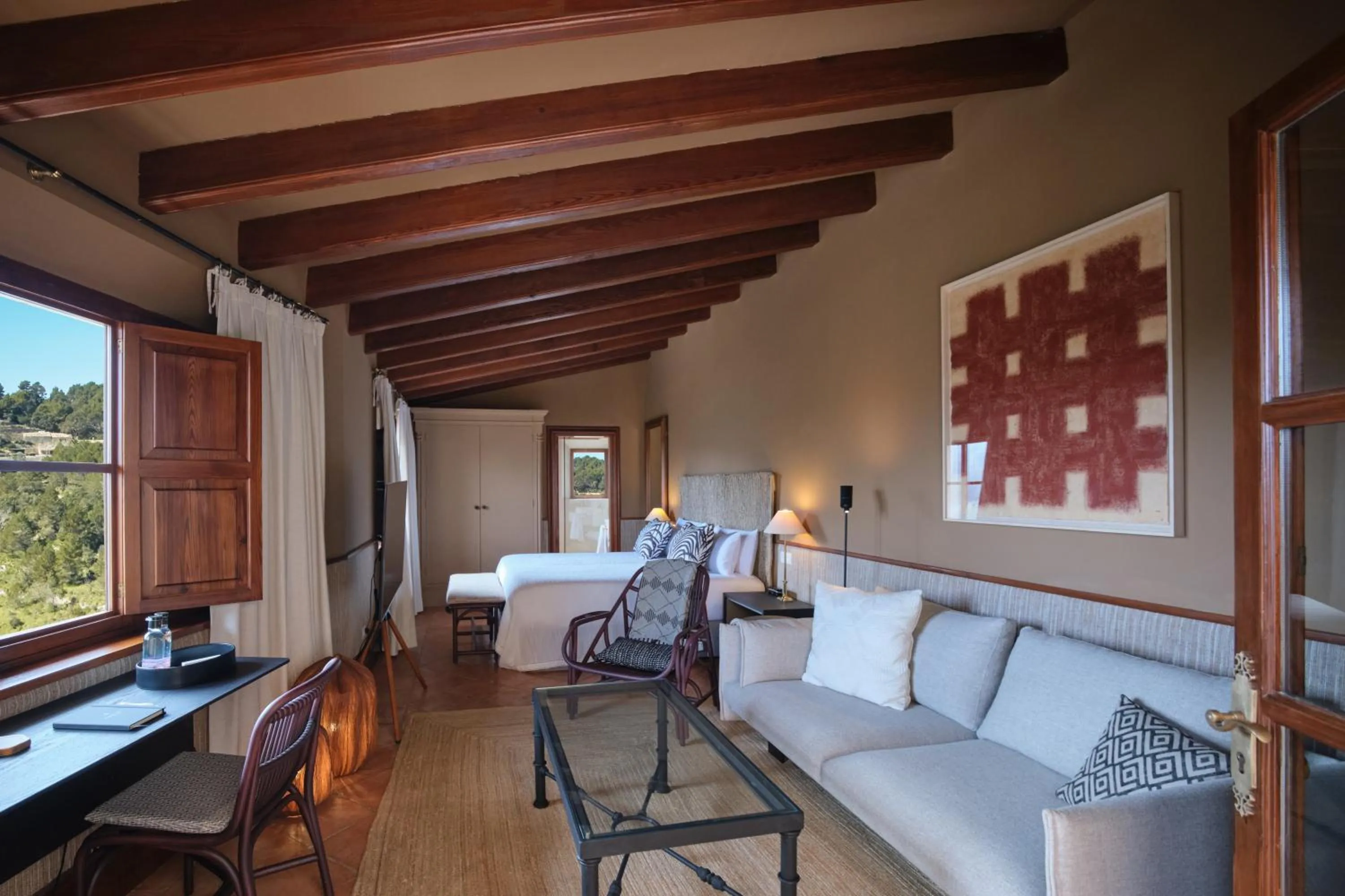 Bedroom, Bed in Valldemossa Hotel