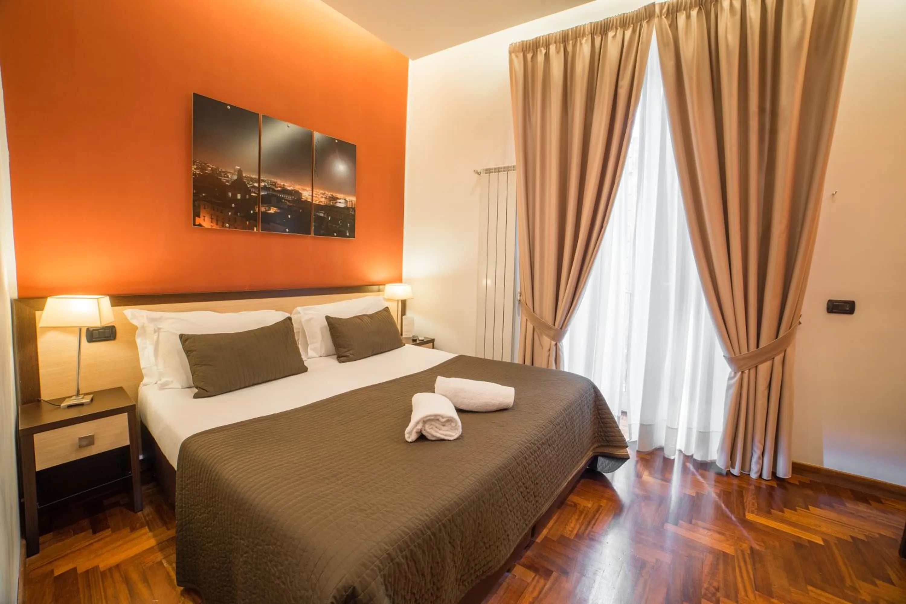 Balcony/Terrace, Bed in B&B Chiaia 32