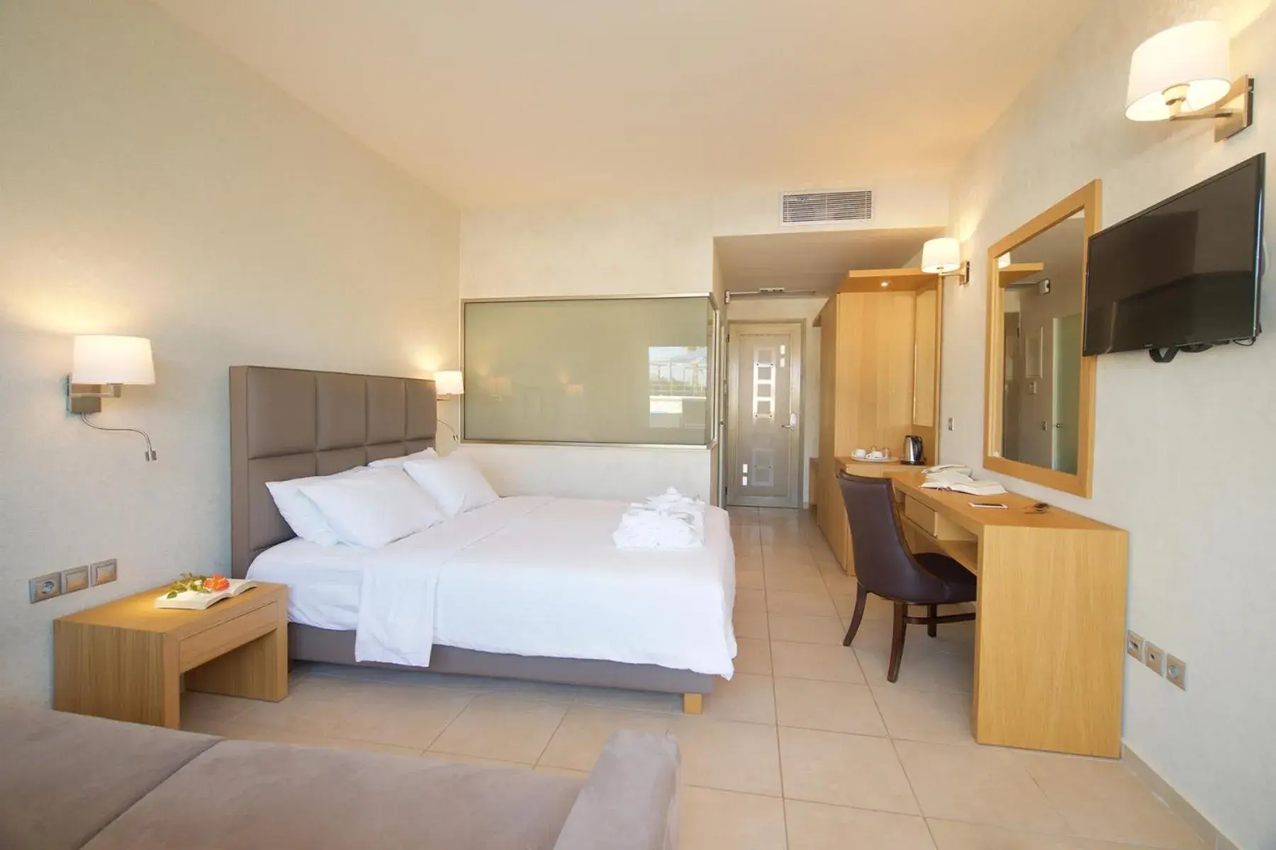 Pool view, Bed in Ionian Emerald Resort Pool view, Bed in Ionian Emerald Resort