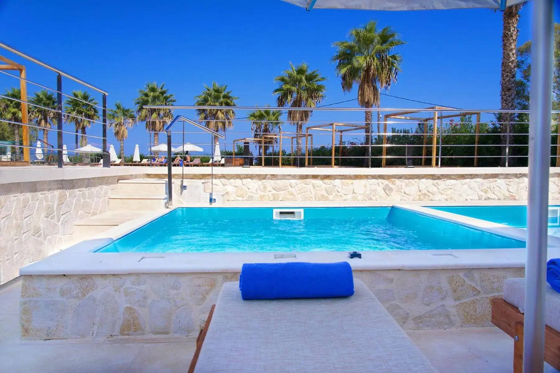 Pool view in Ionian Emerald Resort Pool view in Ionian Emerald Resort