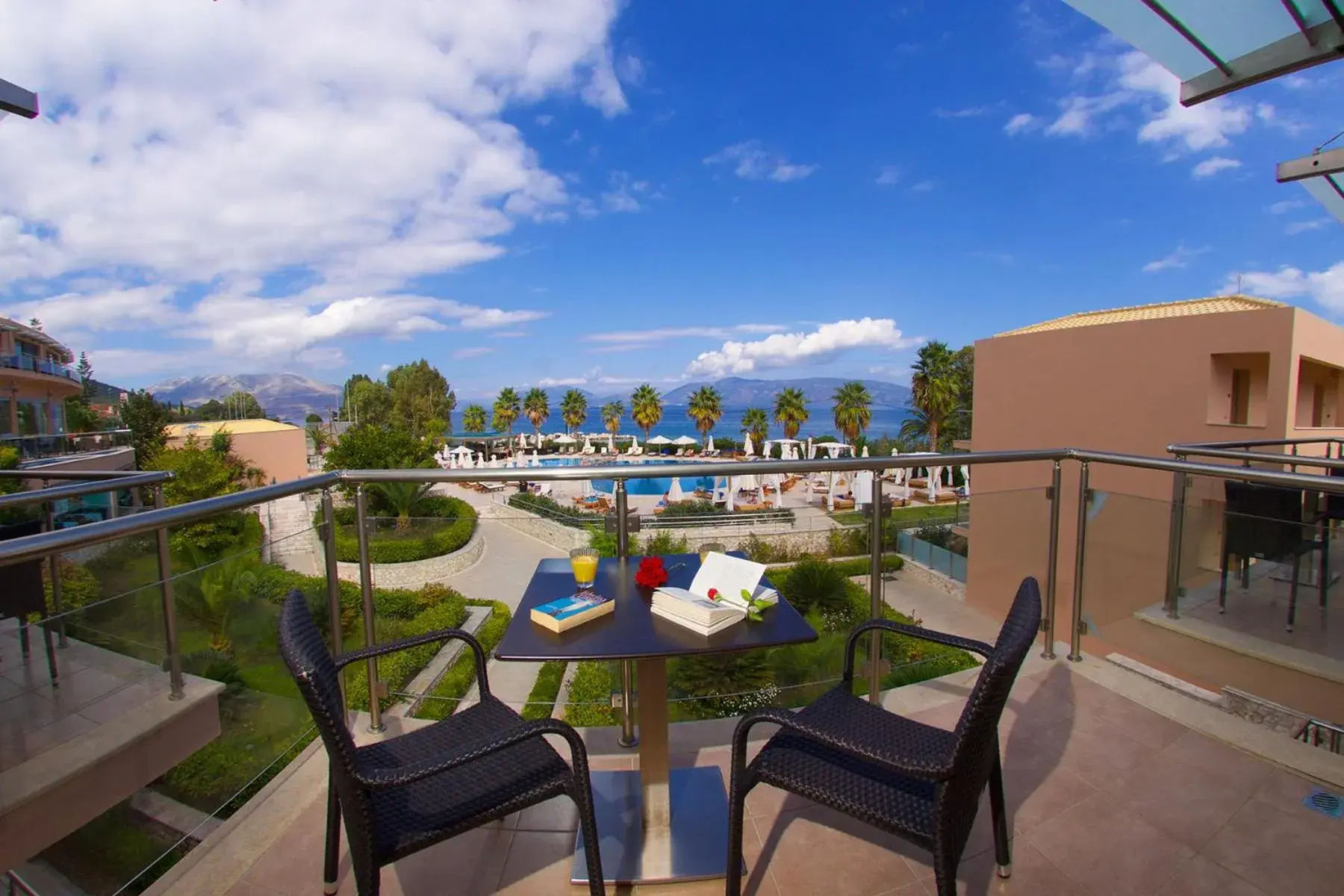 Pool view in Ionian Emerald Resort Pool view in Ionian Emerald Resort
