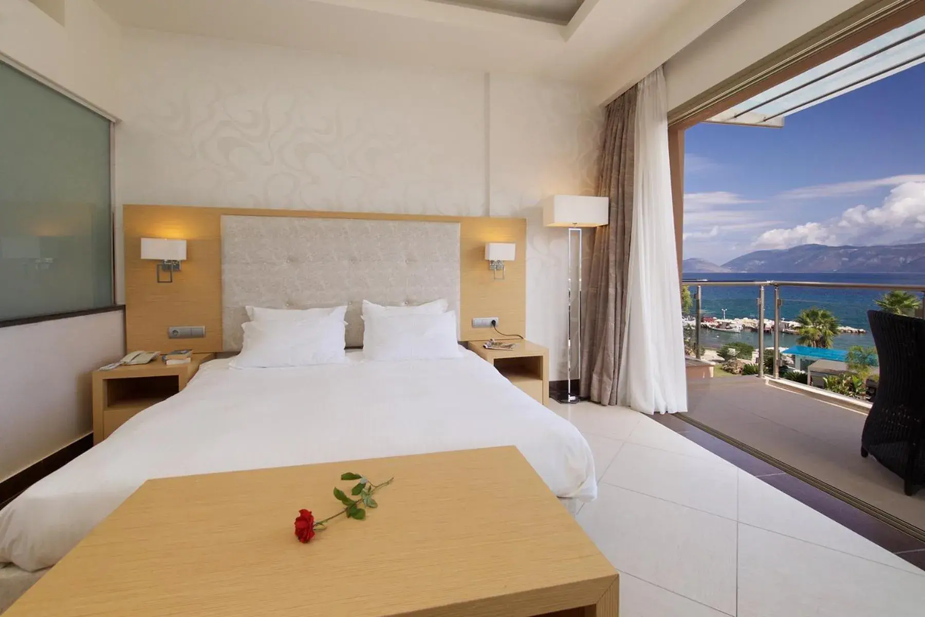Bedroom in Ionian Emerald Resort Bedroom in Ionian Emerald Resort
