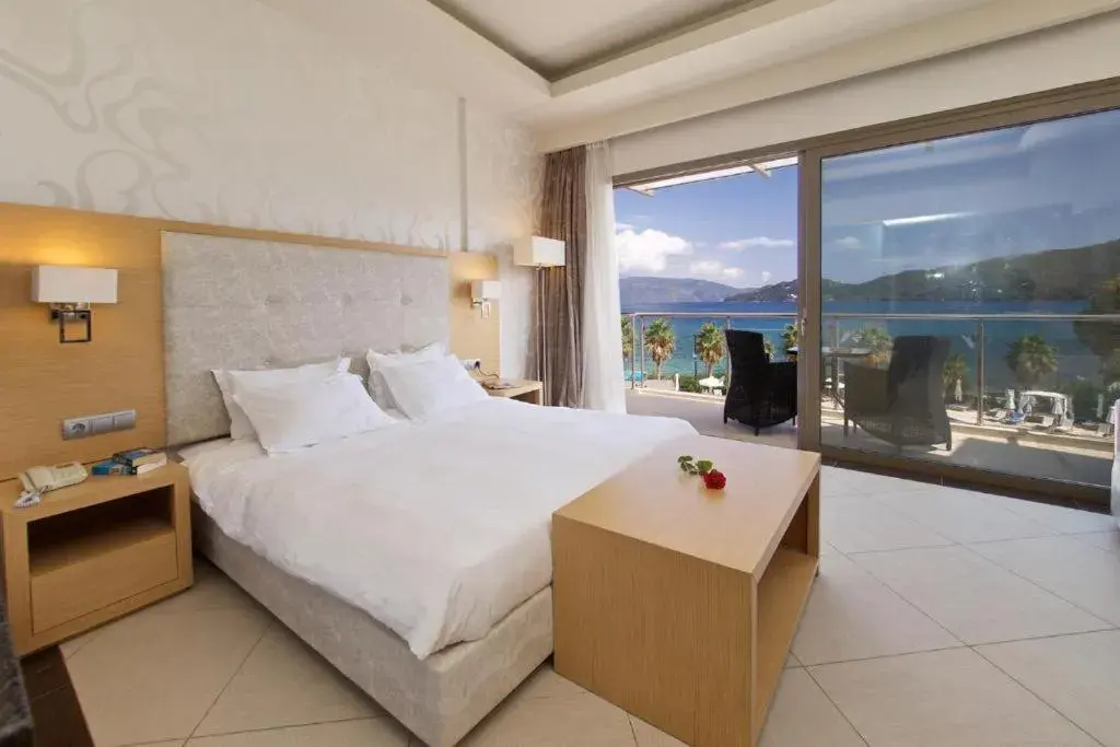 Bed in Ionian Emerald Resort Bed in Ionian Emerald Resort
