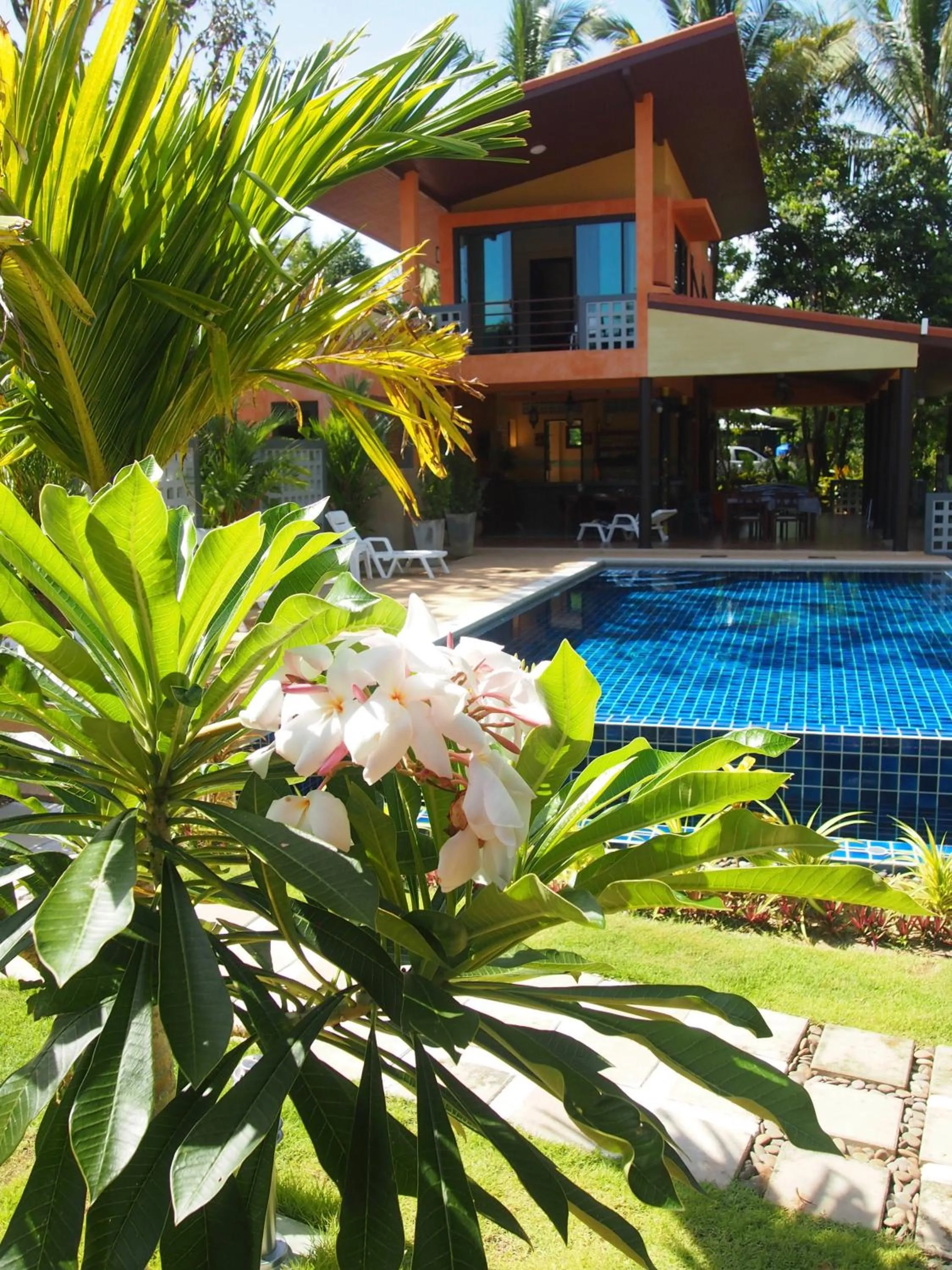 Swimming pool in AT Bangsak Resort