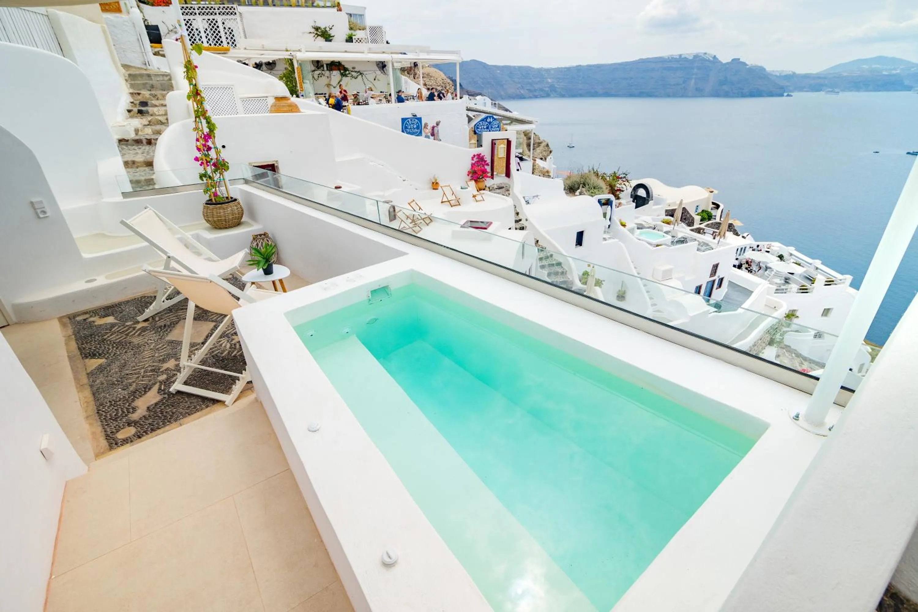 Sea view in Oia Mare Villas