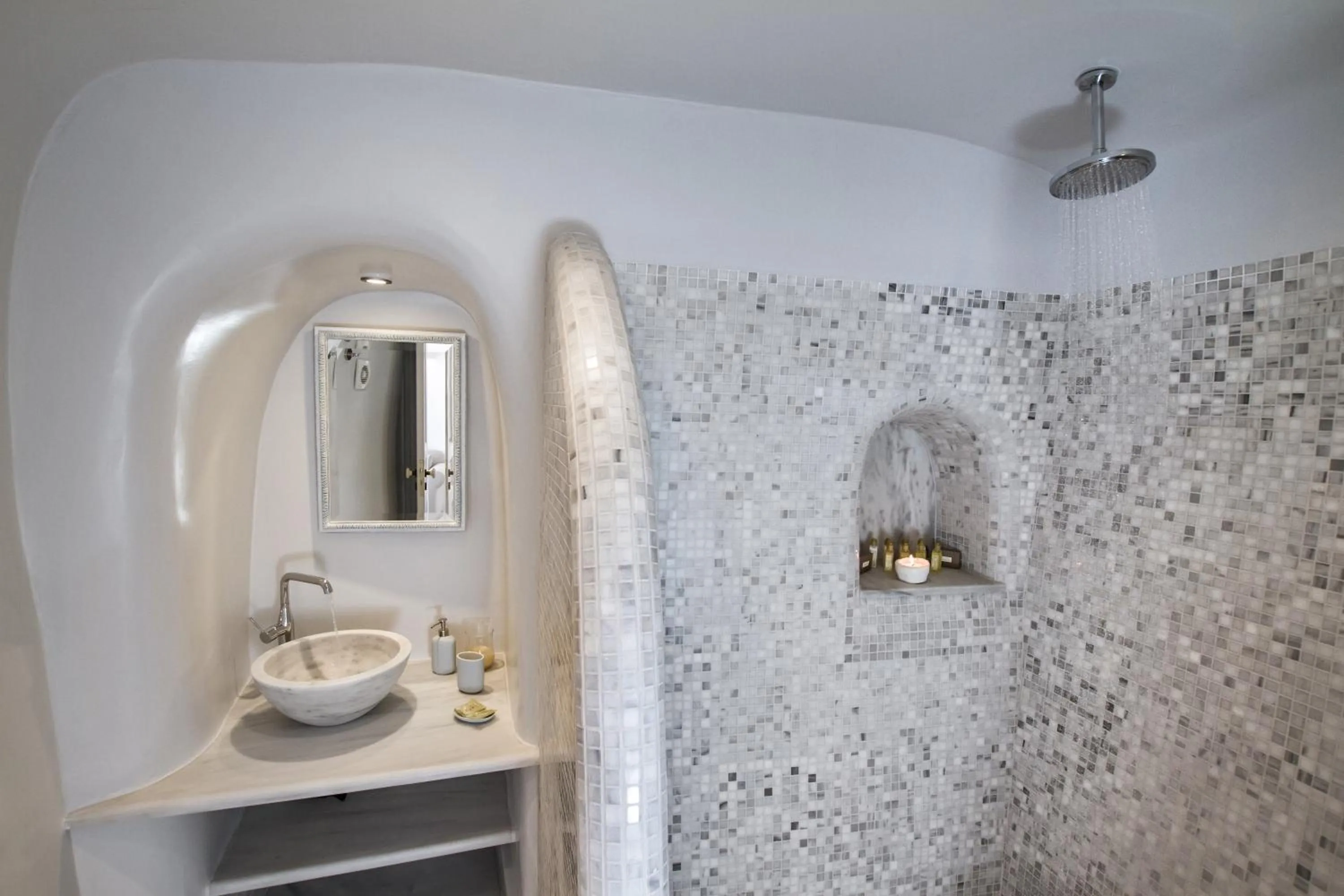 Bathroom in Oia Mare Villas