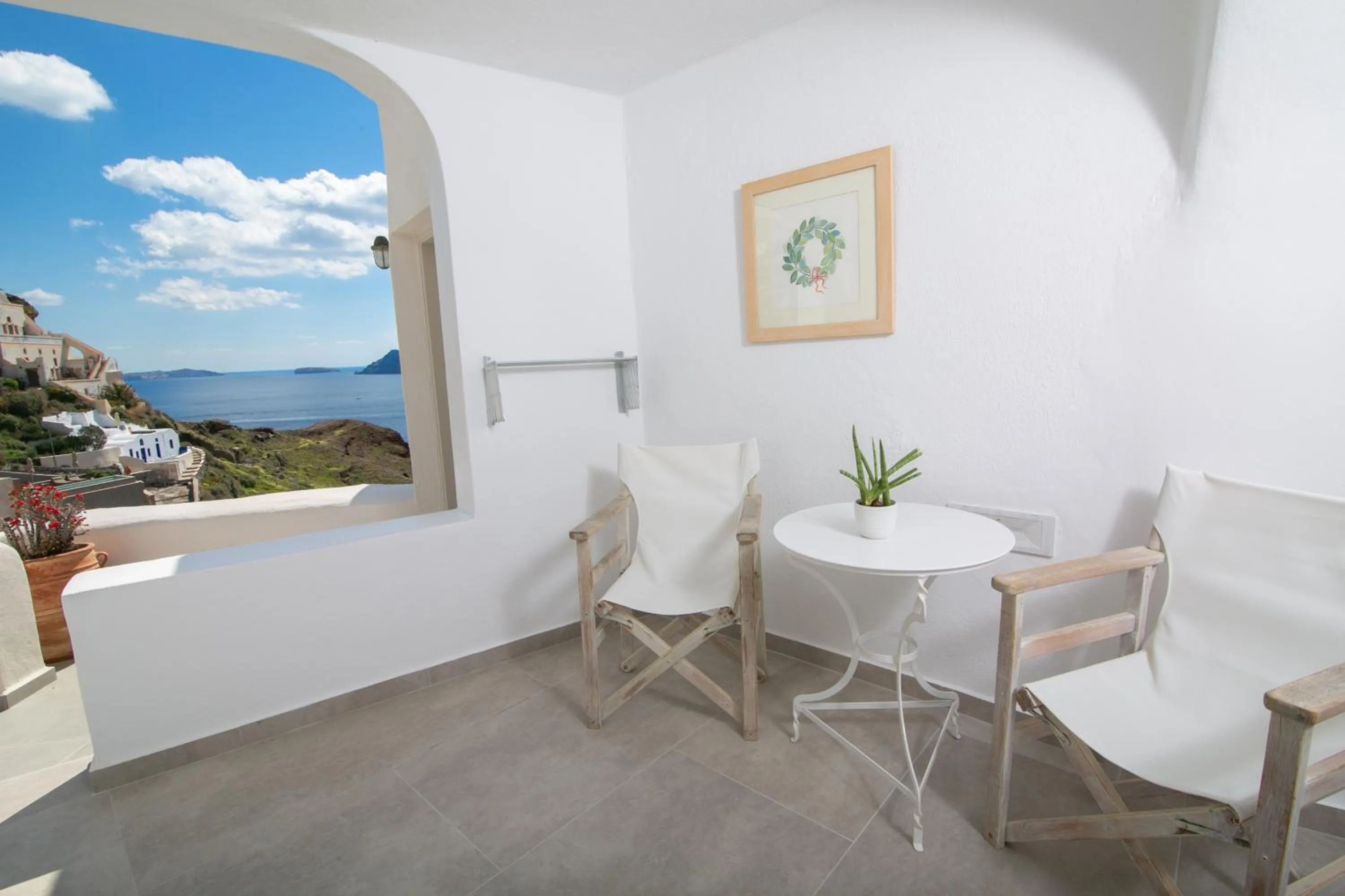 Balcony/Terrace in Oia Mare Villas