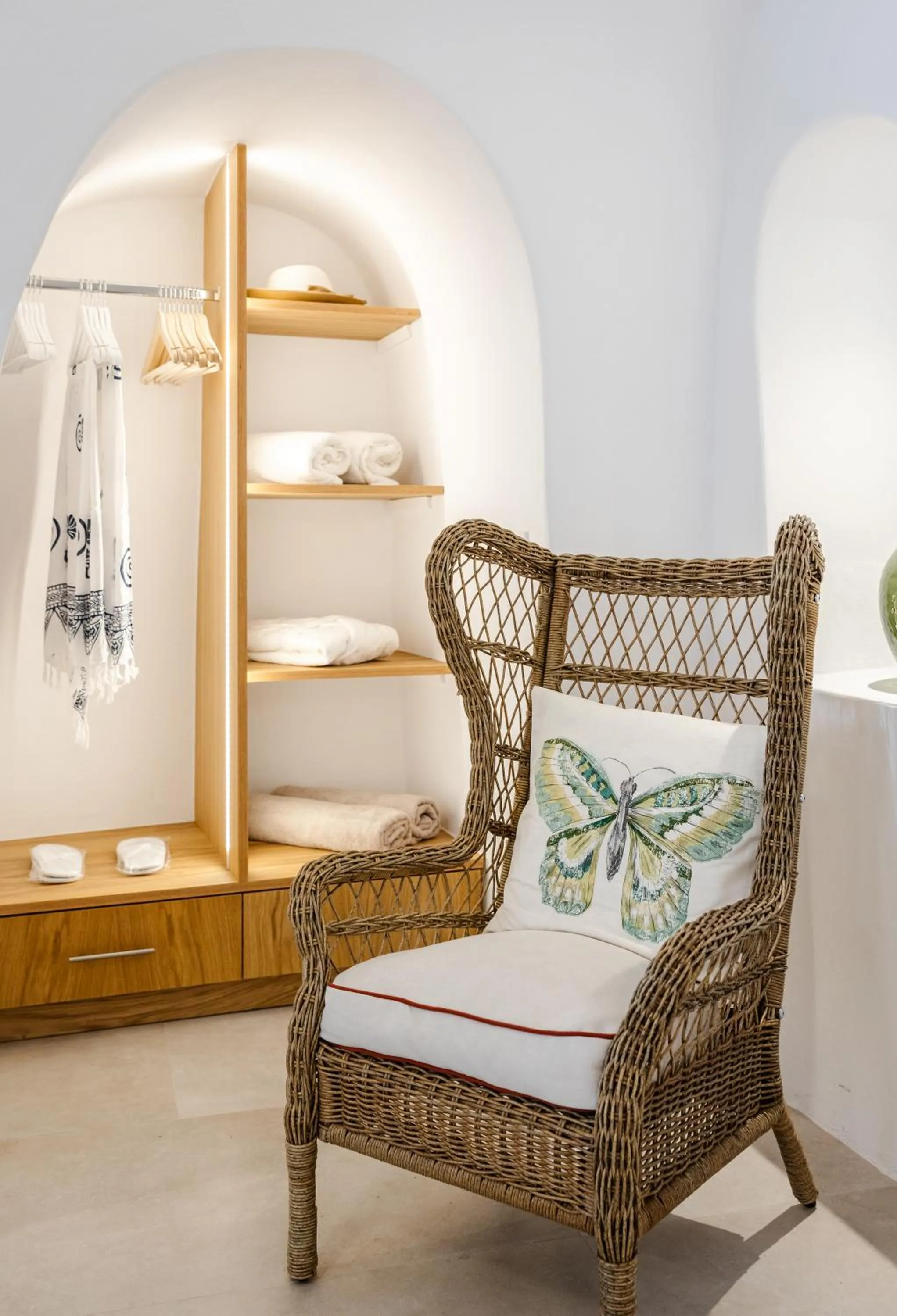 Living room in Oia Mare Villas