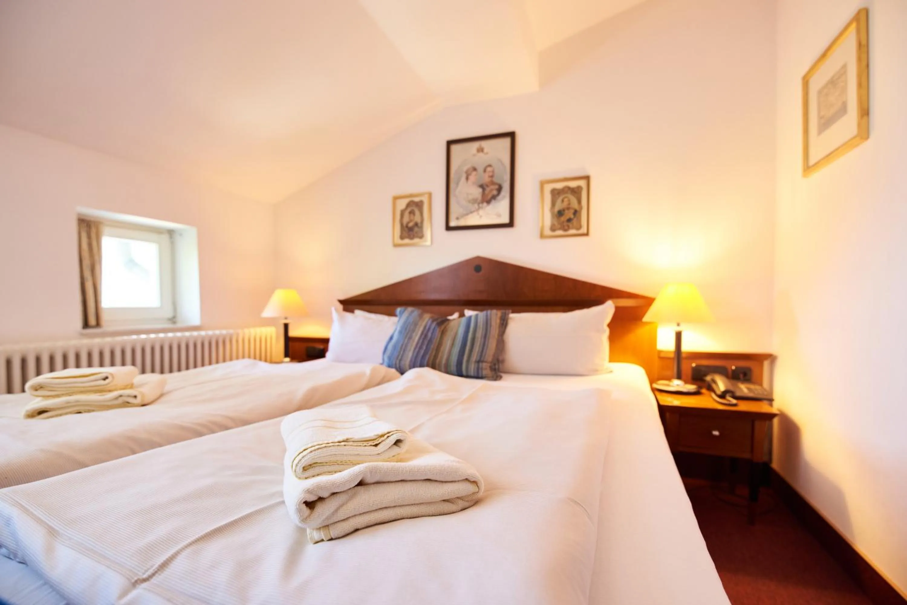 Bed in Aparthotel Seeschlösschen