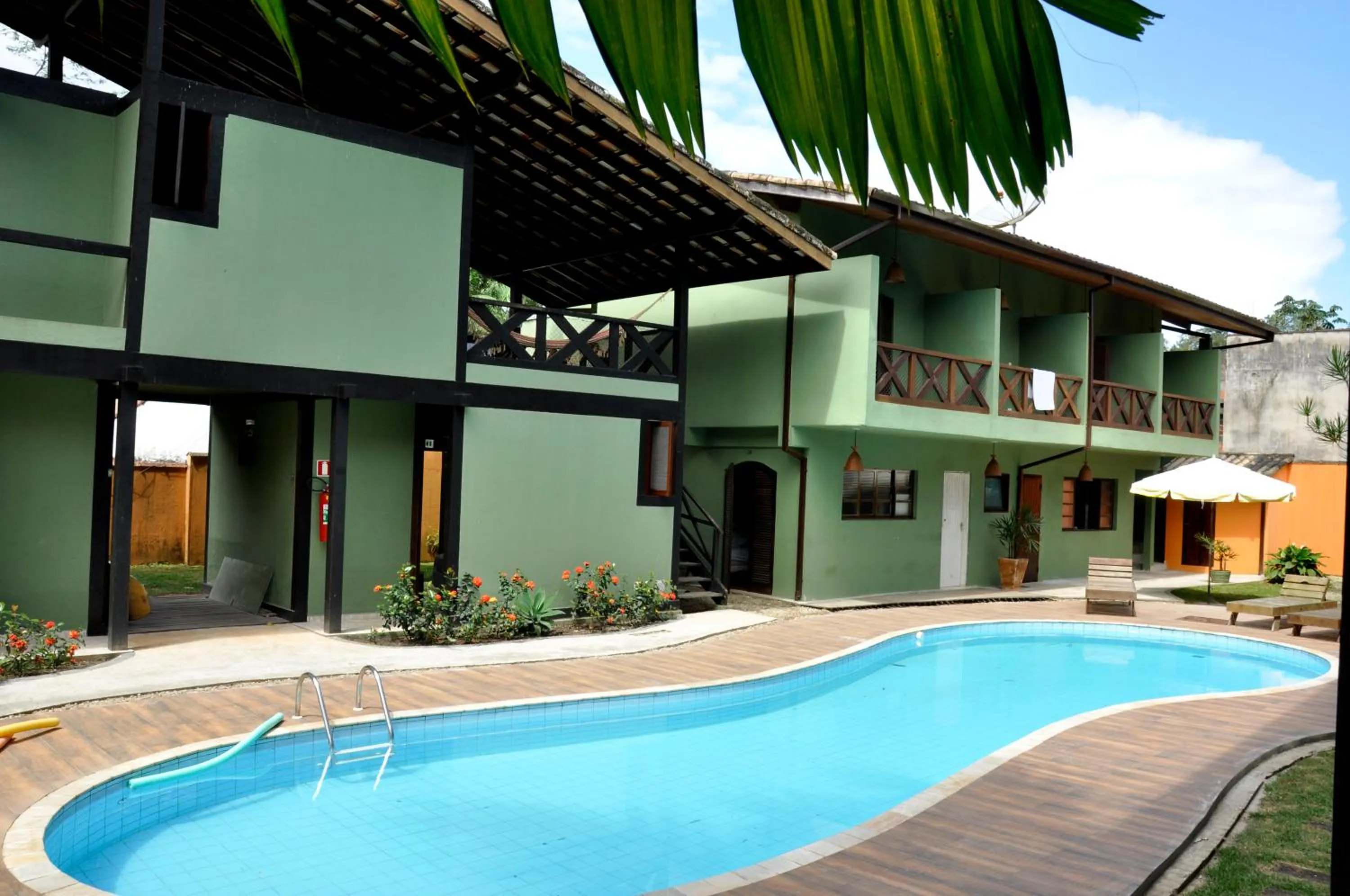 Swimming pool in Pousada Pedra Porosa