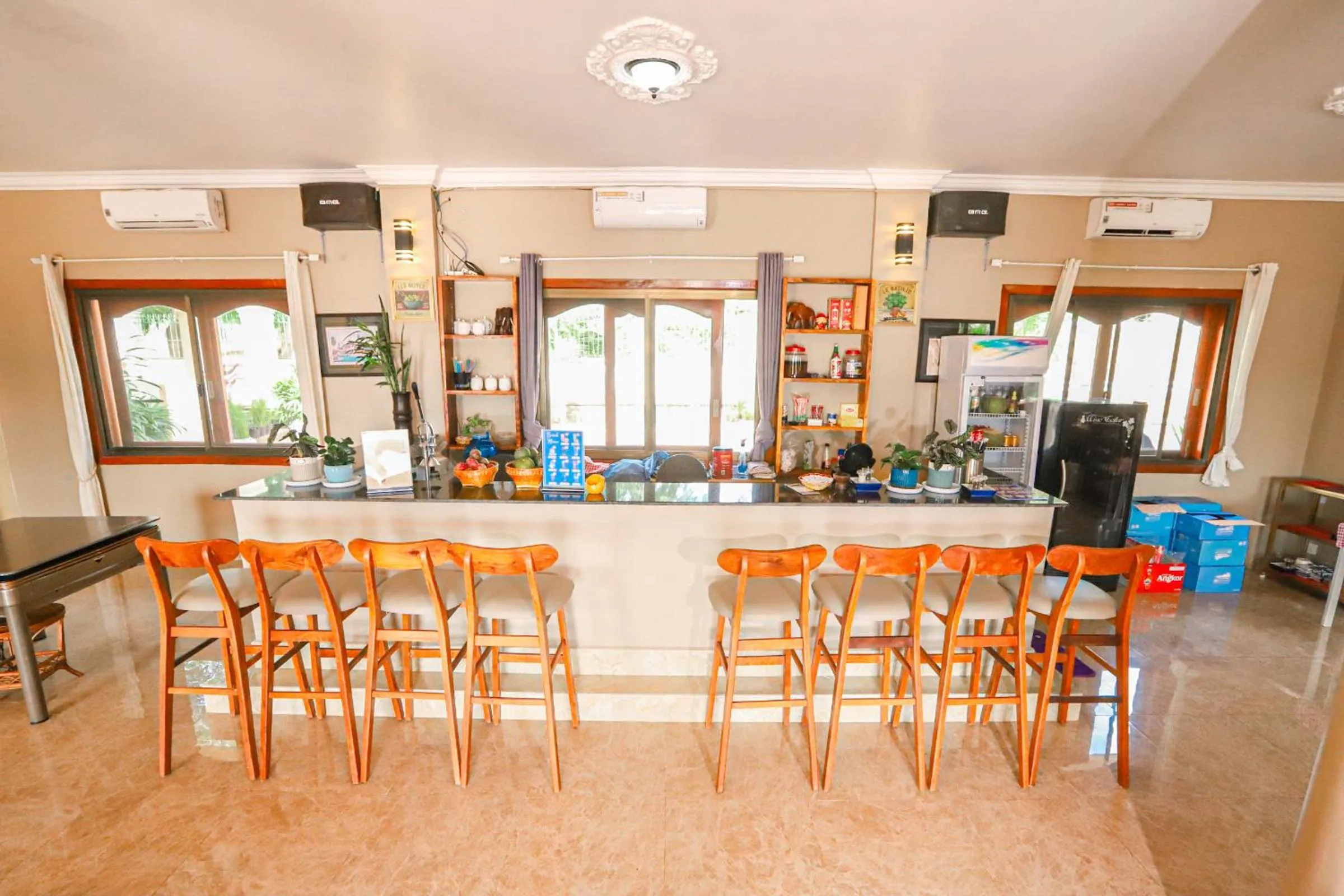 Seating area in Riviera Hotel & Resort Kep