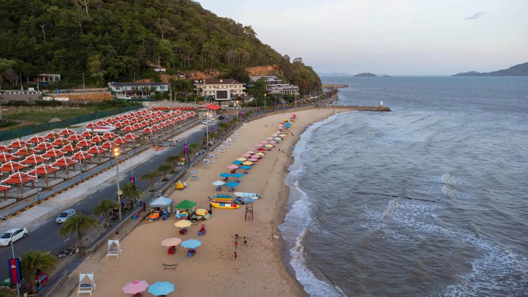 Beach in Riviera Hotel & Resort Kep