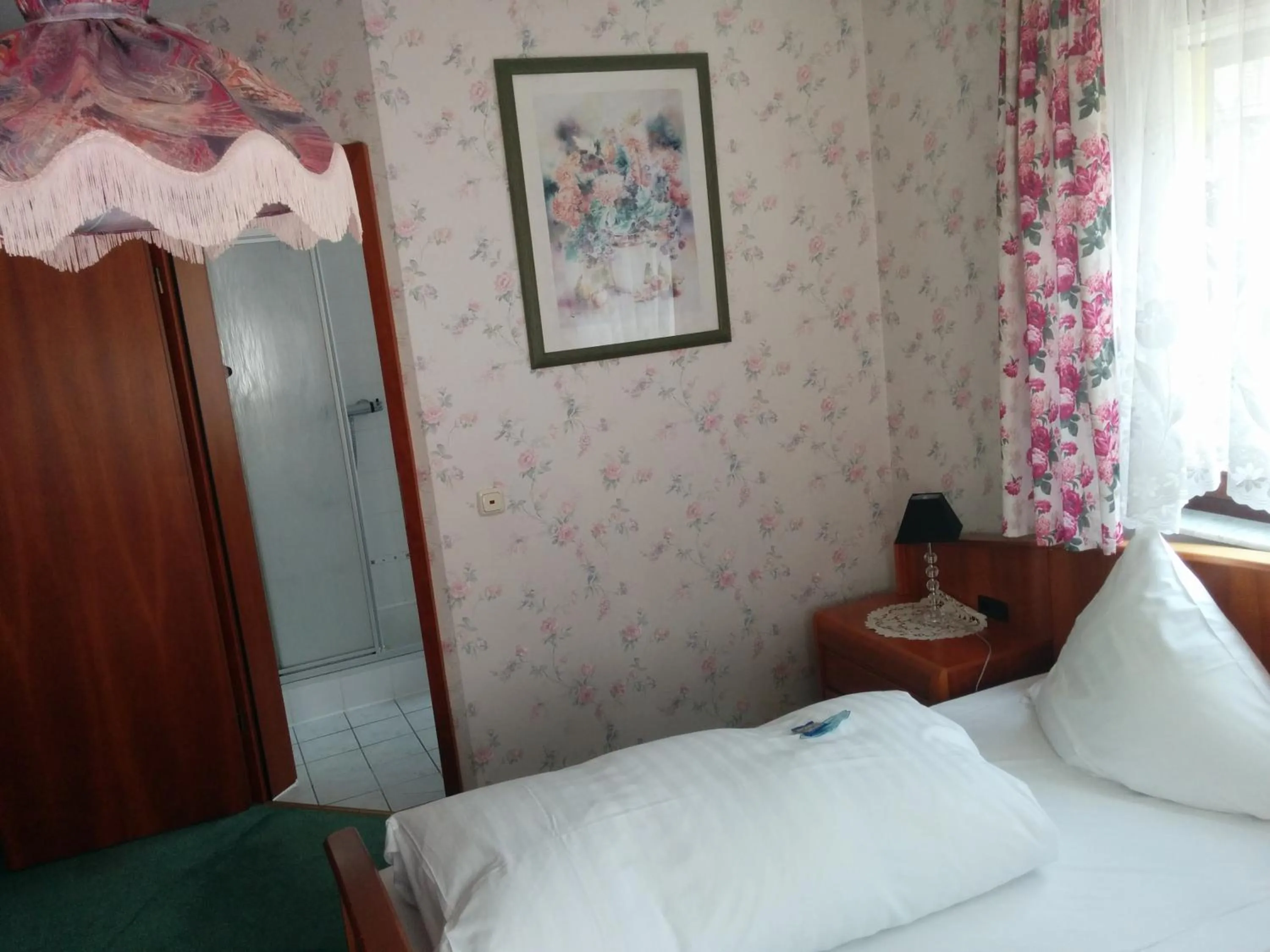 Bed in Hotel Seemöwe