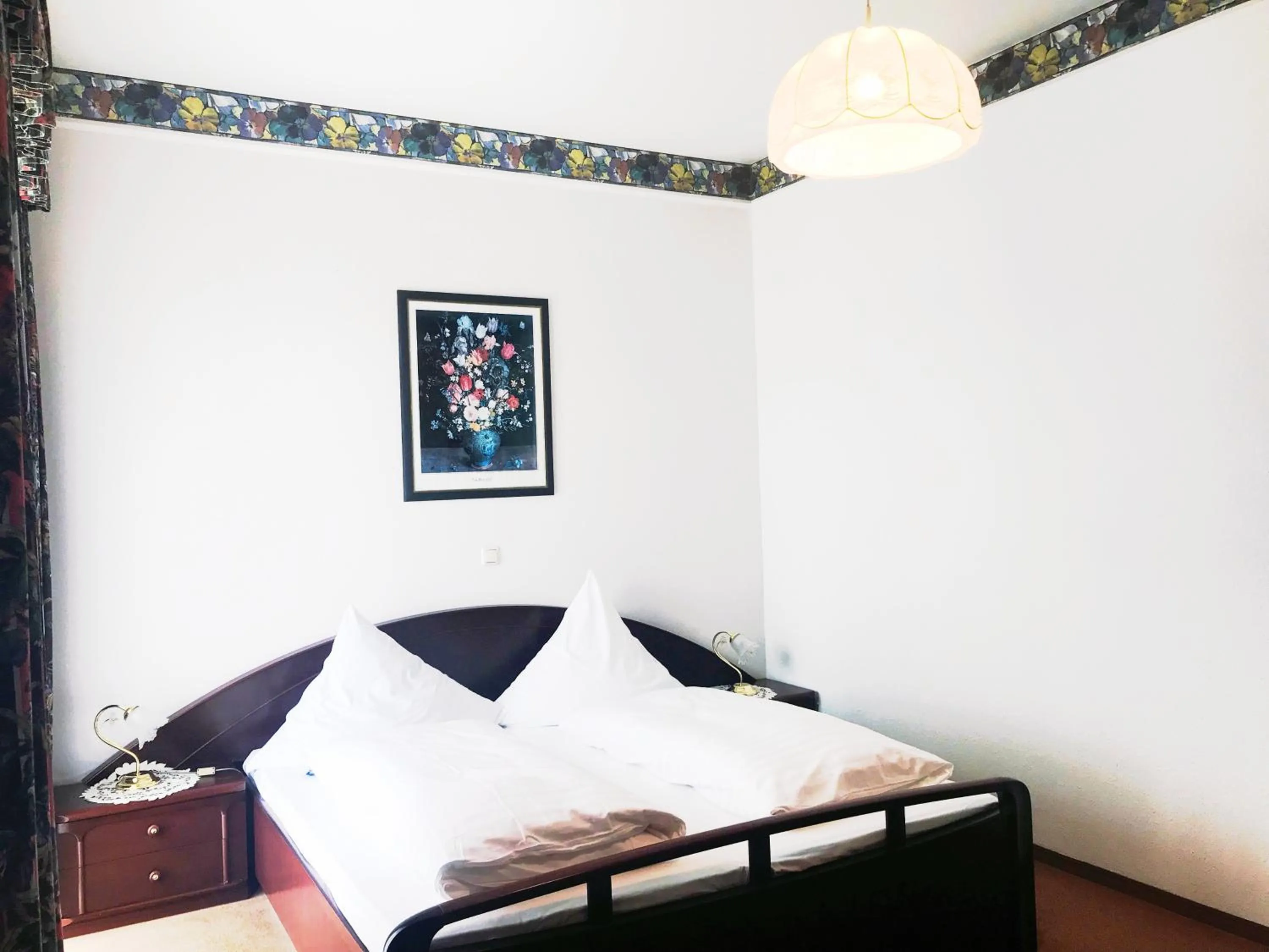 Bed in Hotel Seemöwe