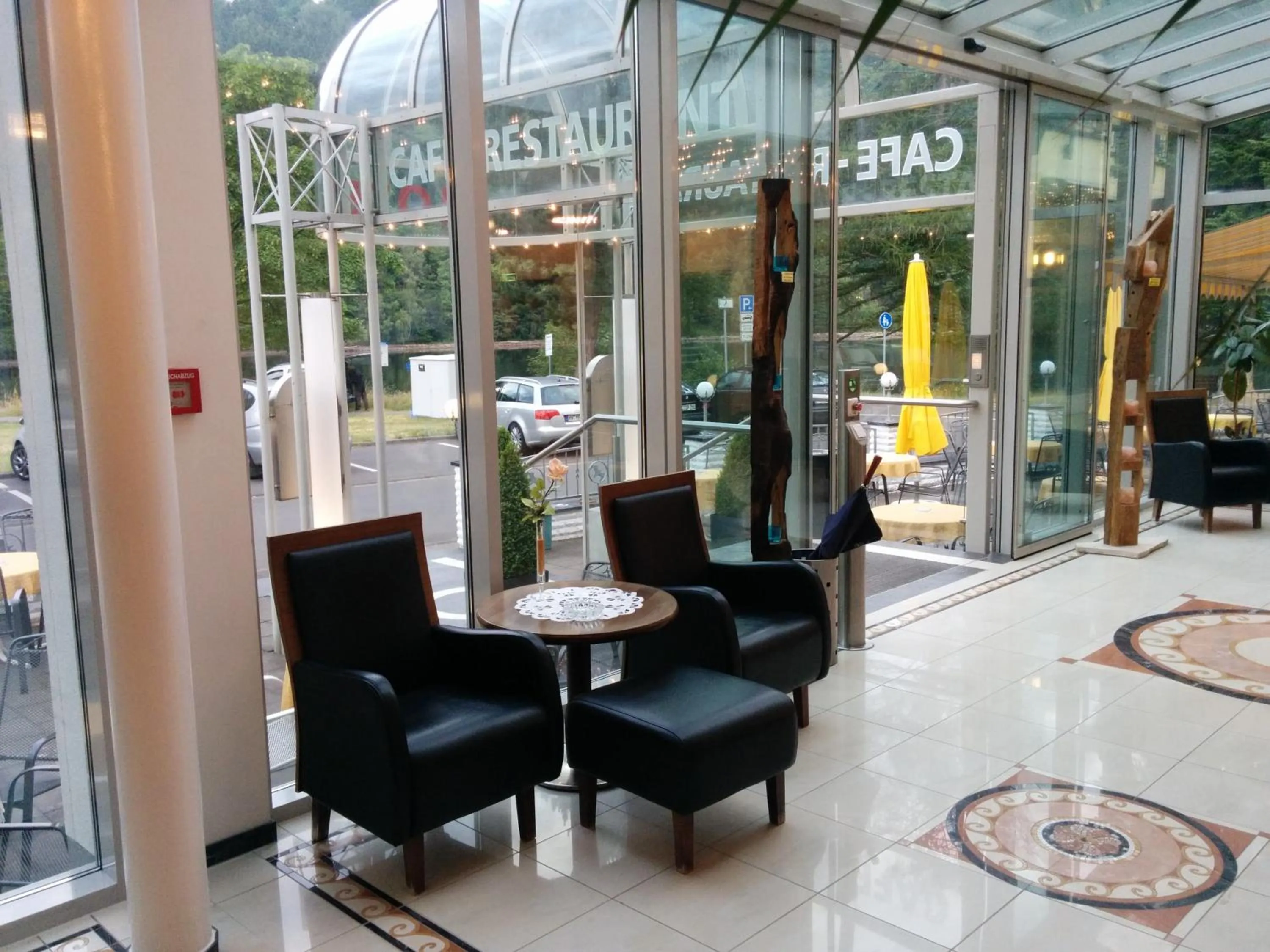 Lobby or reception in Hotel Seemöwe