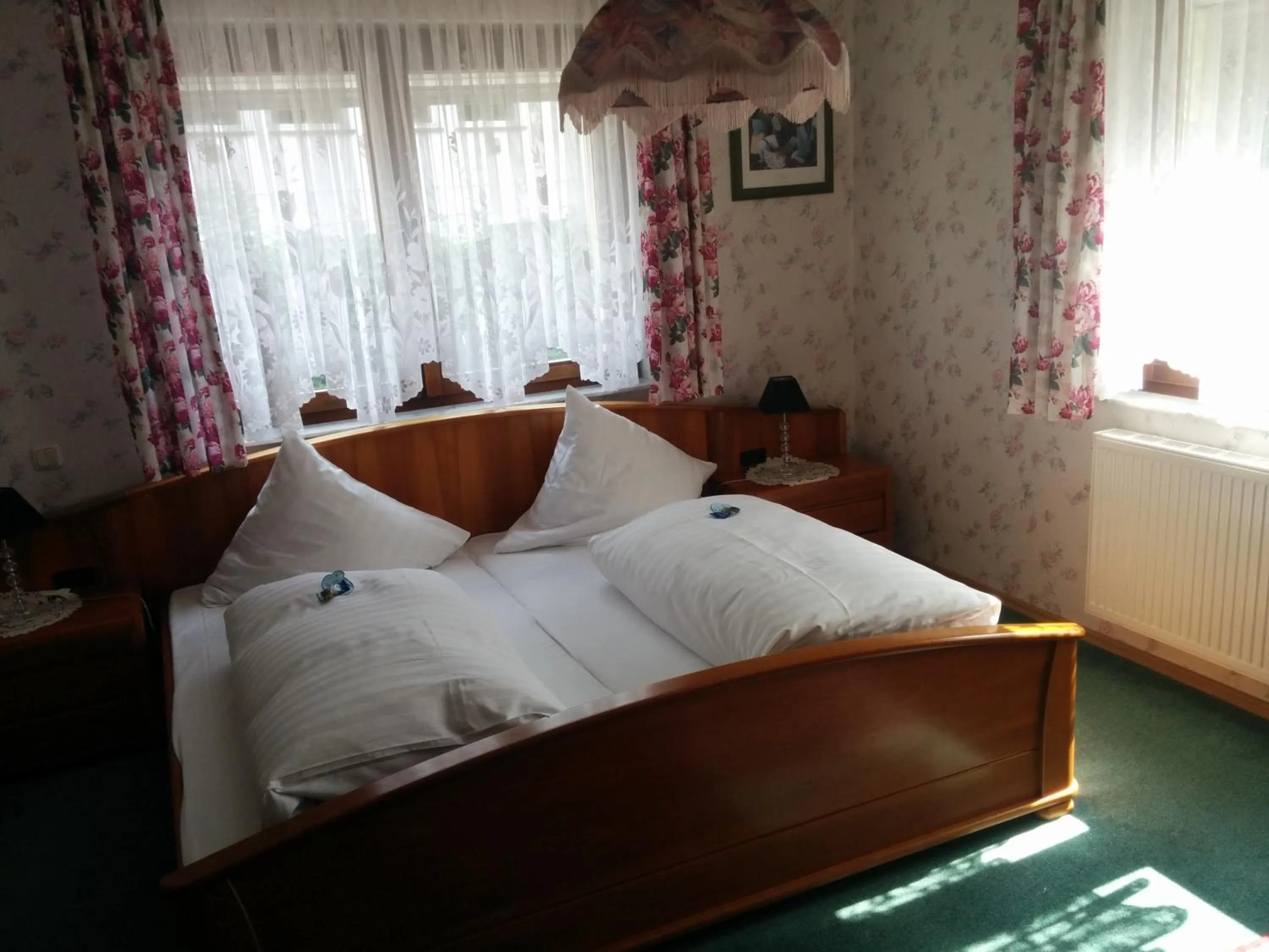 Bed in Hotel Seemöwe