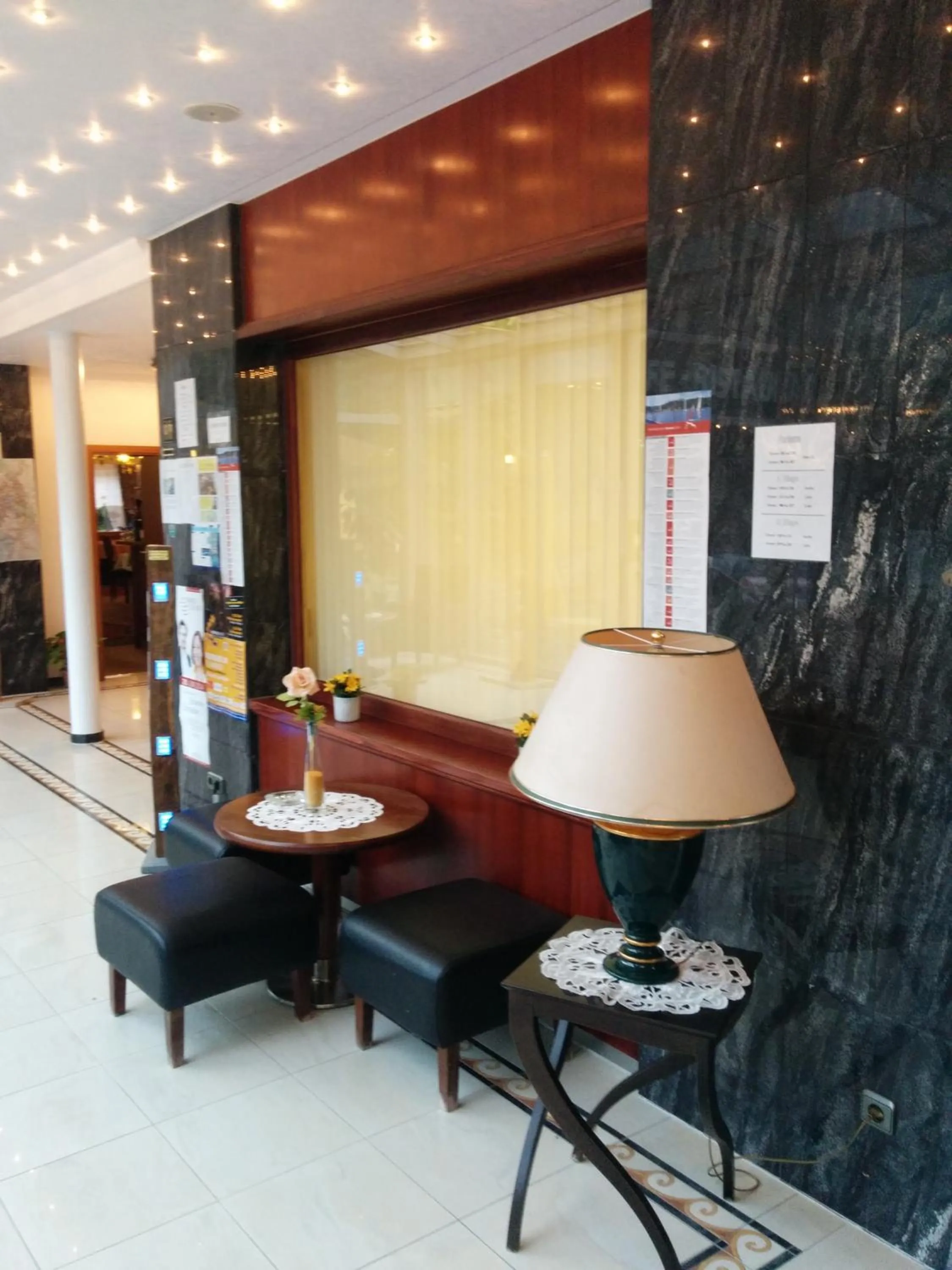 Lobby or reception in Hotel Seemöwe