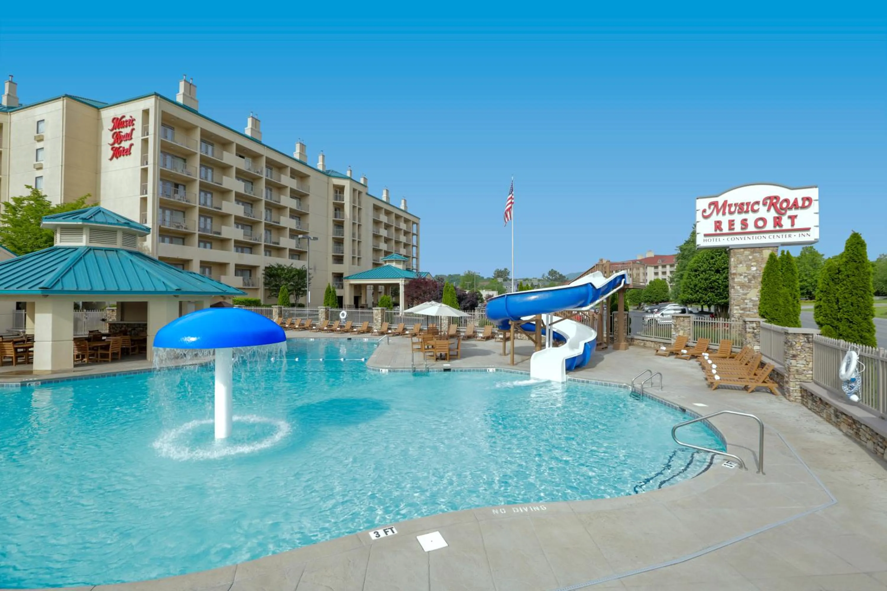 Property building in Music Road Resort Hotel and Inn