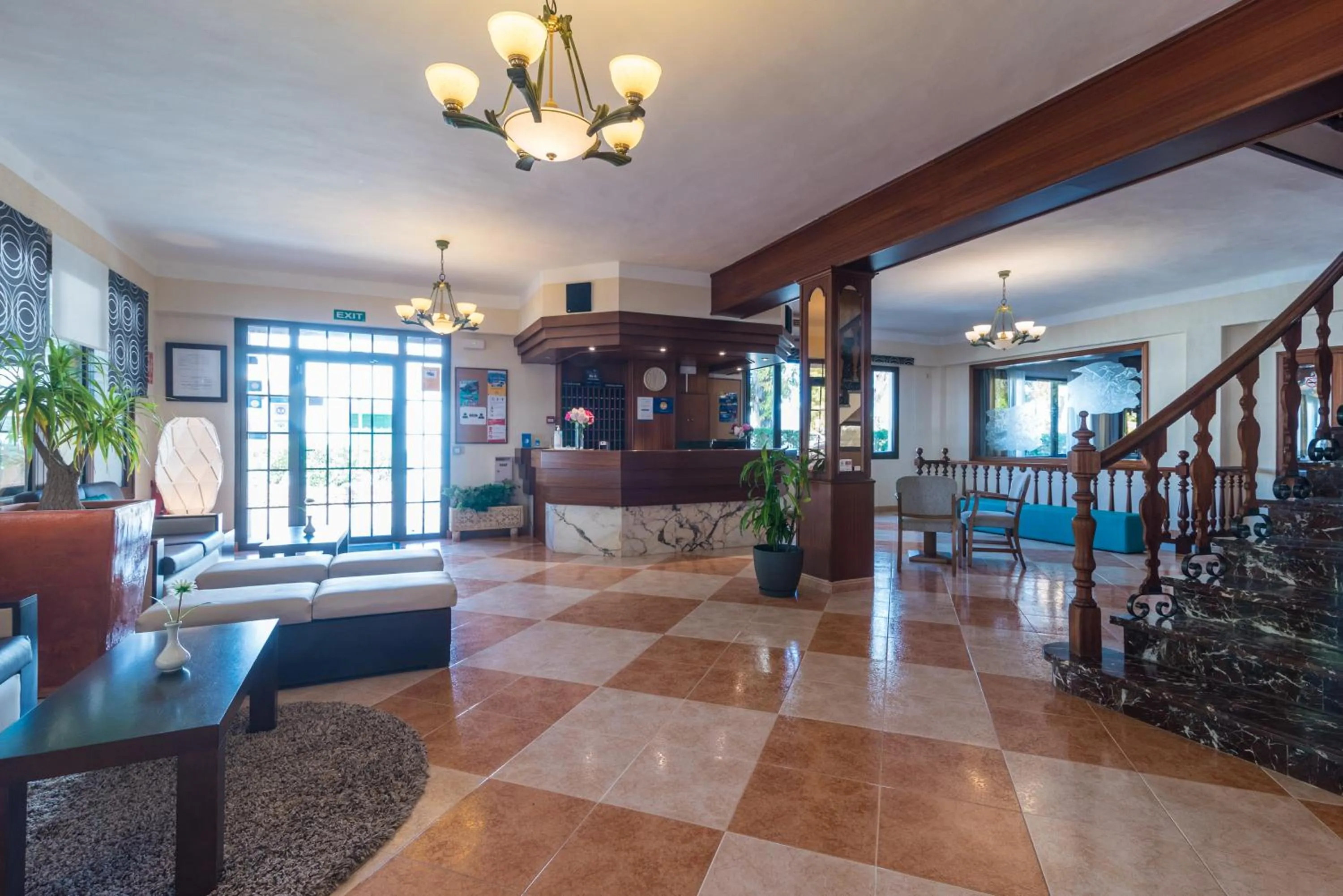 Lobby or reception in Hotel Ses Puntetes