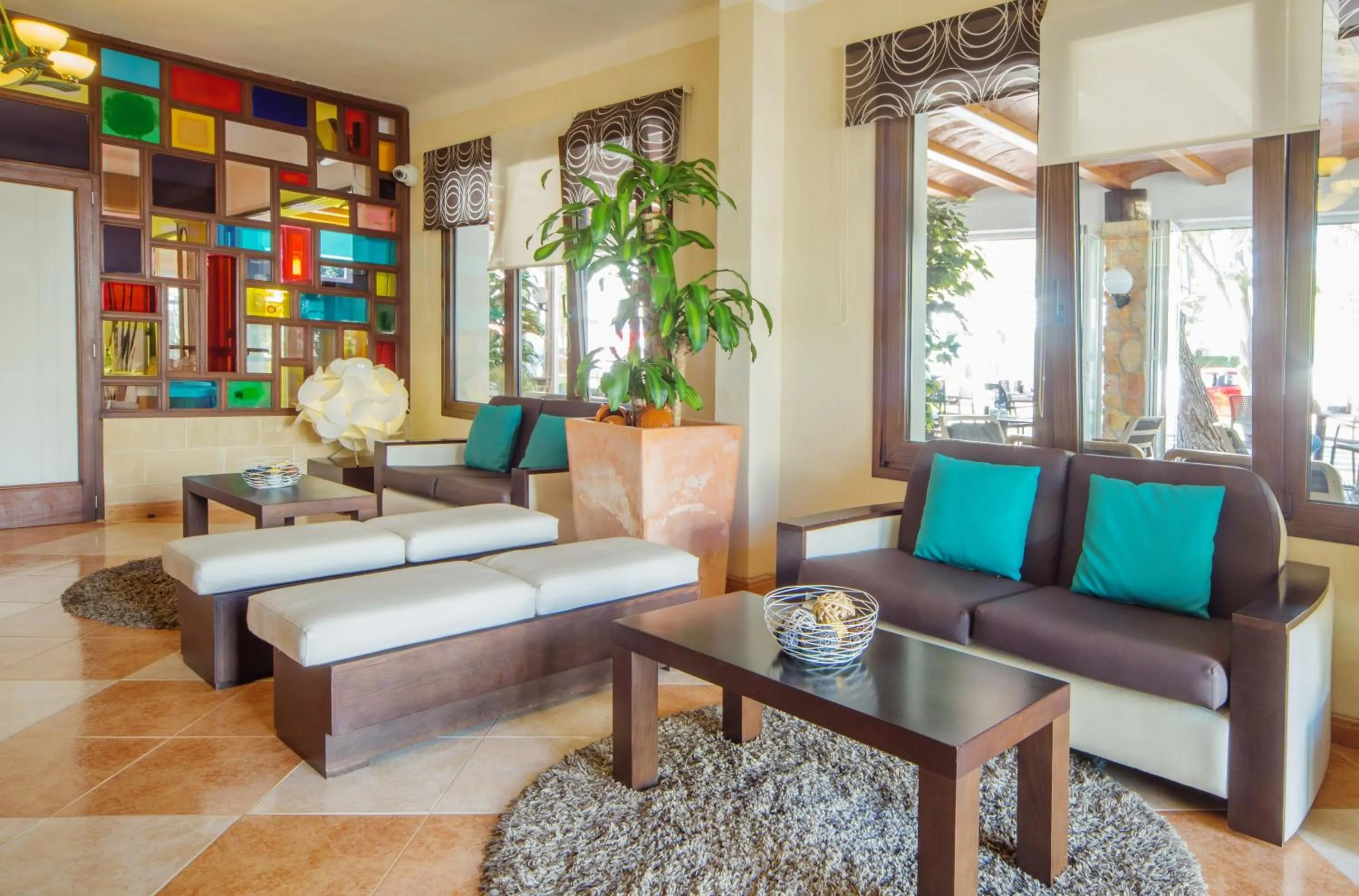 Lobby or reception in Hotel Ses Puntetes