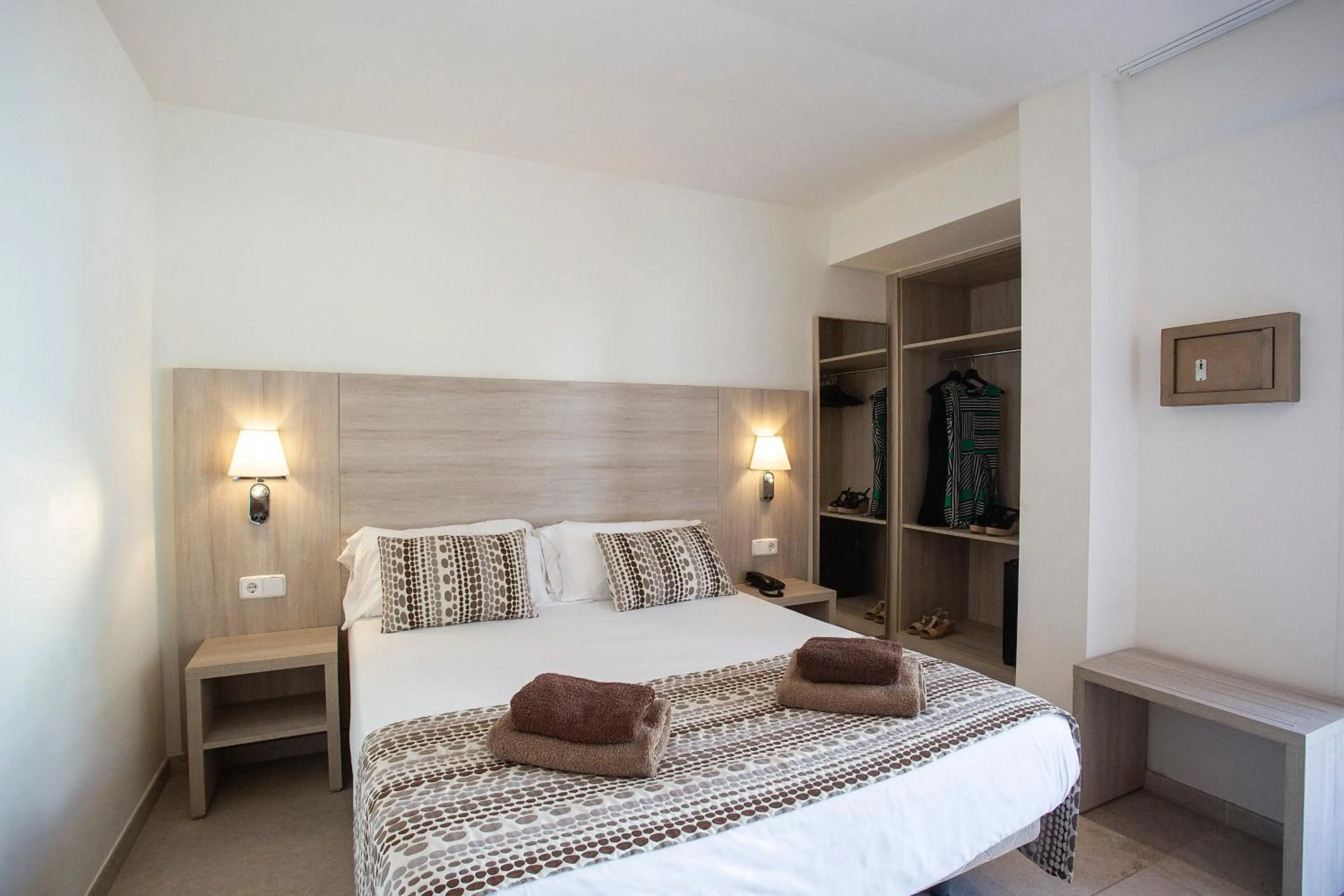 Bed in Hotel Ses Puntetes