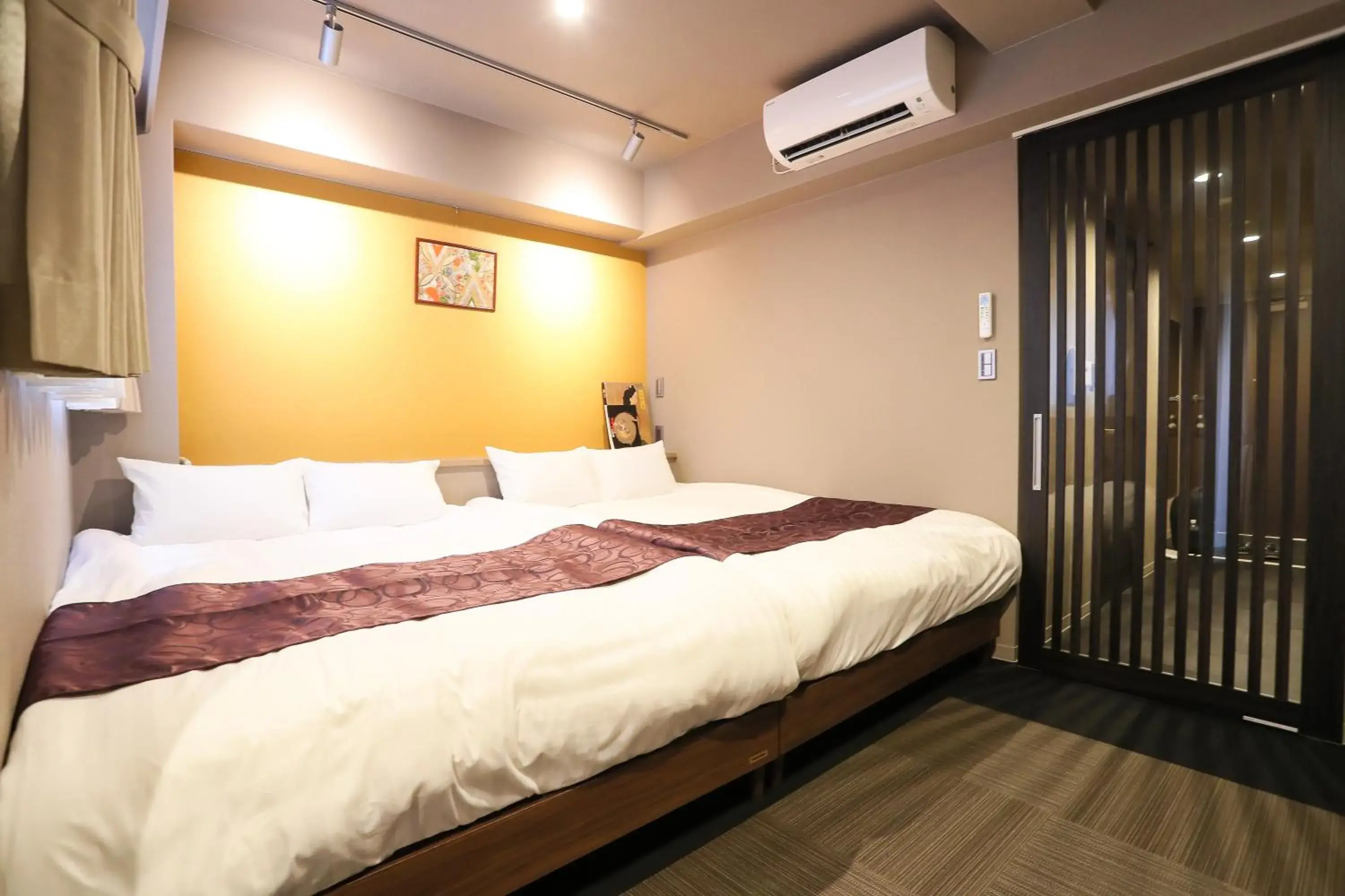 Bed in Apartment Hotel 7key S Kyoto Bed in Apartment Hotel 7key S Kyoto